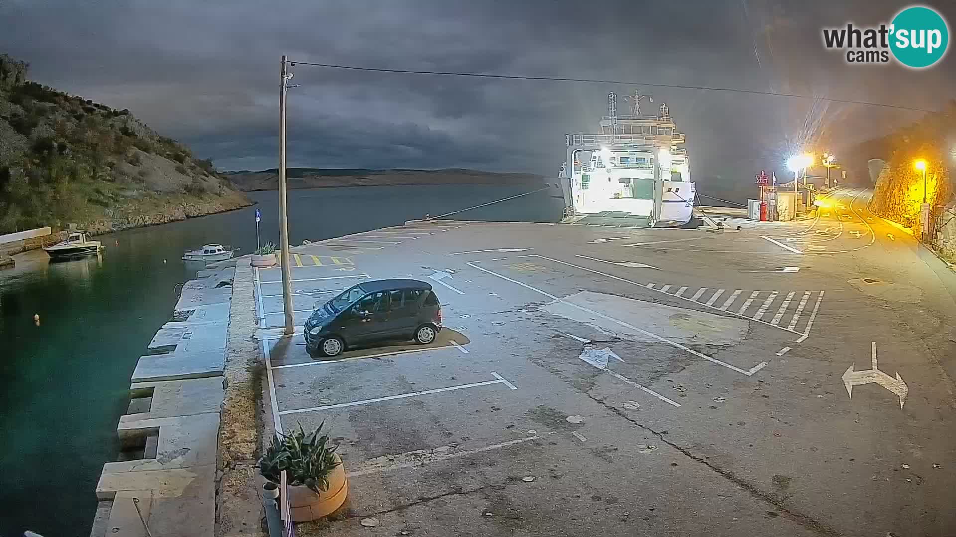 Webcam porto traghetti di Prizna – per l’isola di Pag