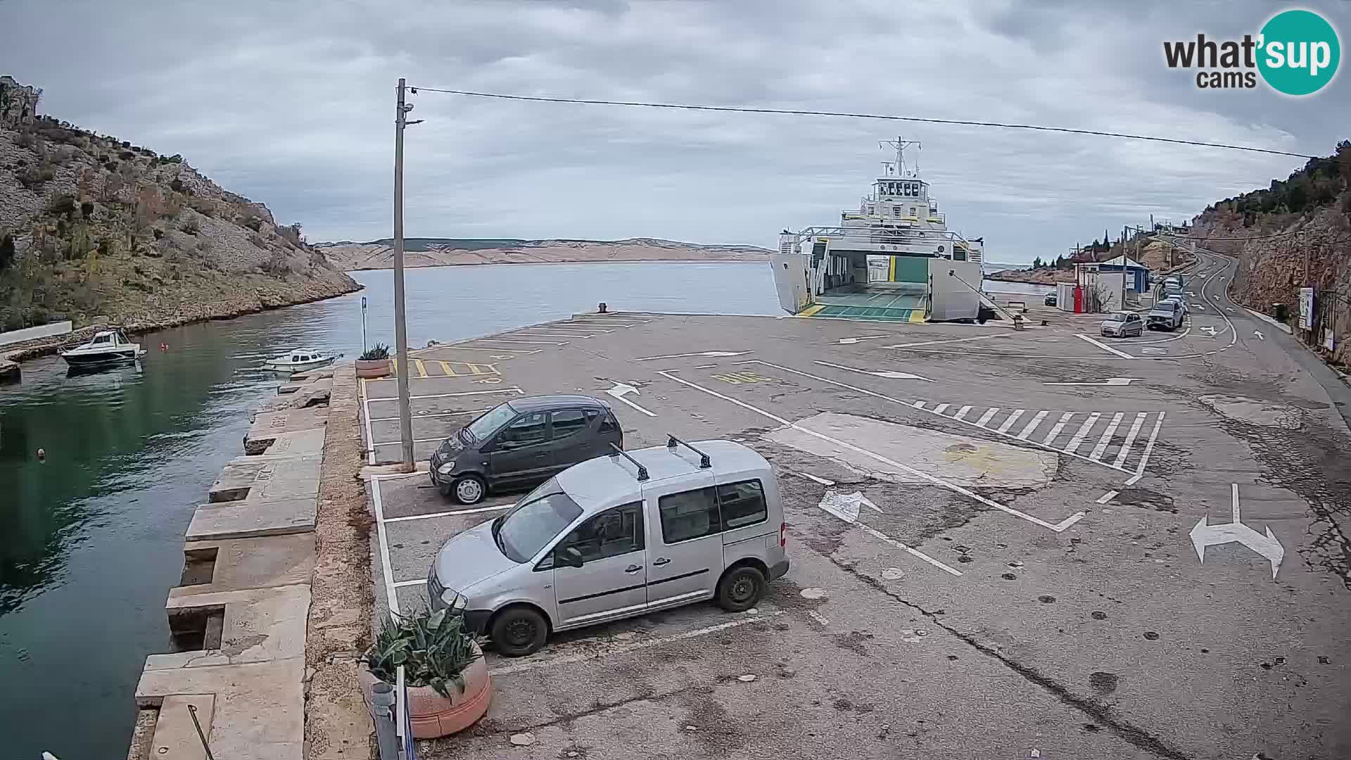 Webcam porto traghetti di Prizna – per l’isola di Pag