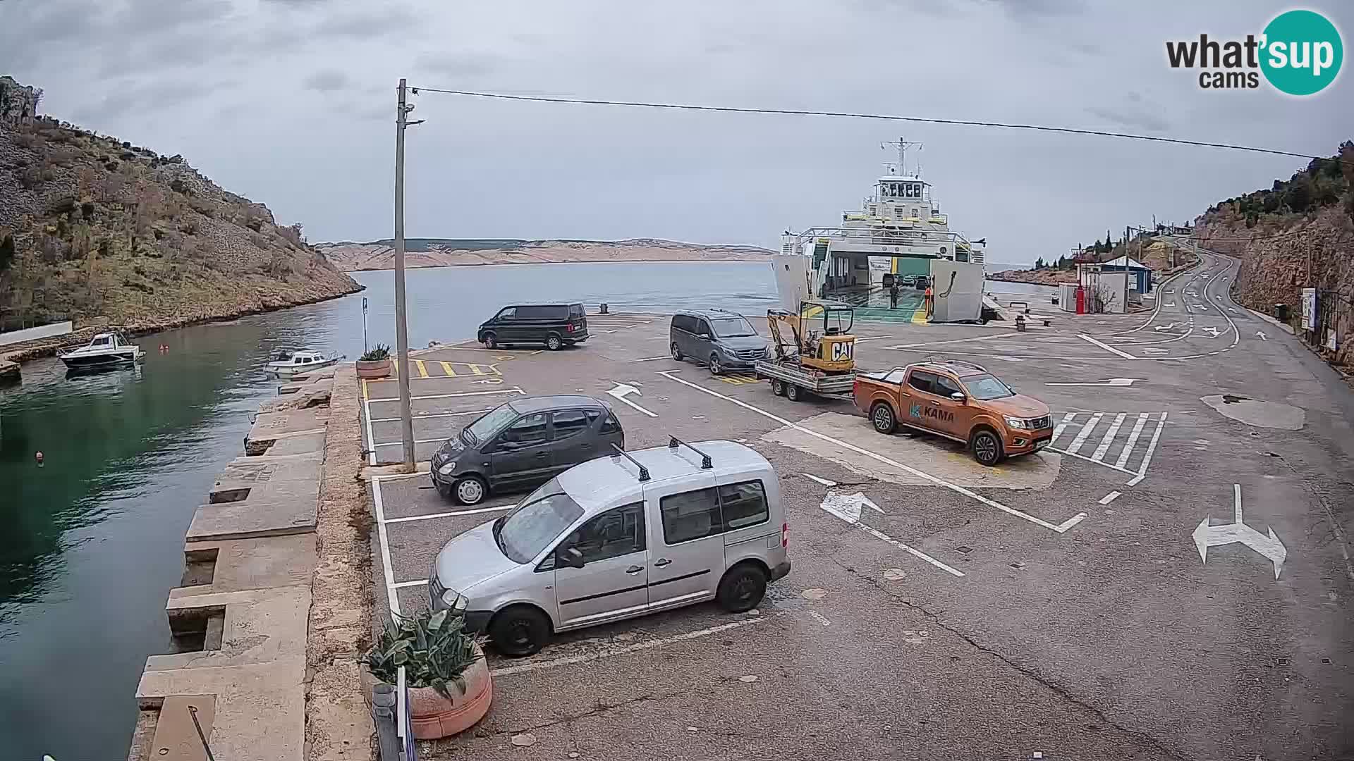 Webcam porto traghetti di Prizna – per l’isola di Pag