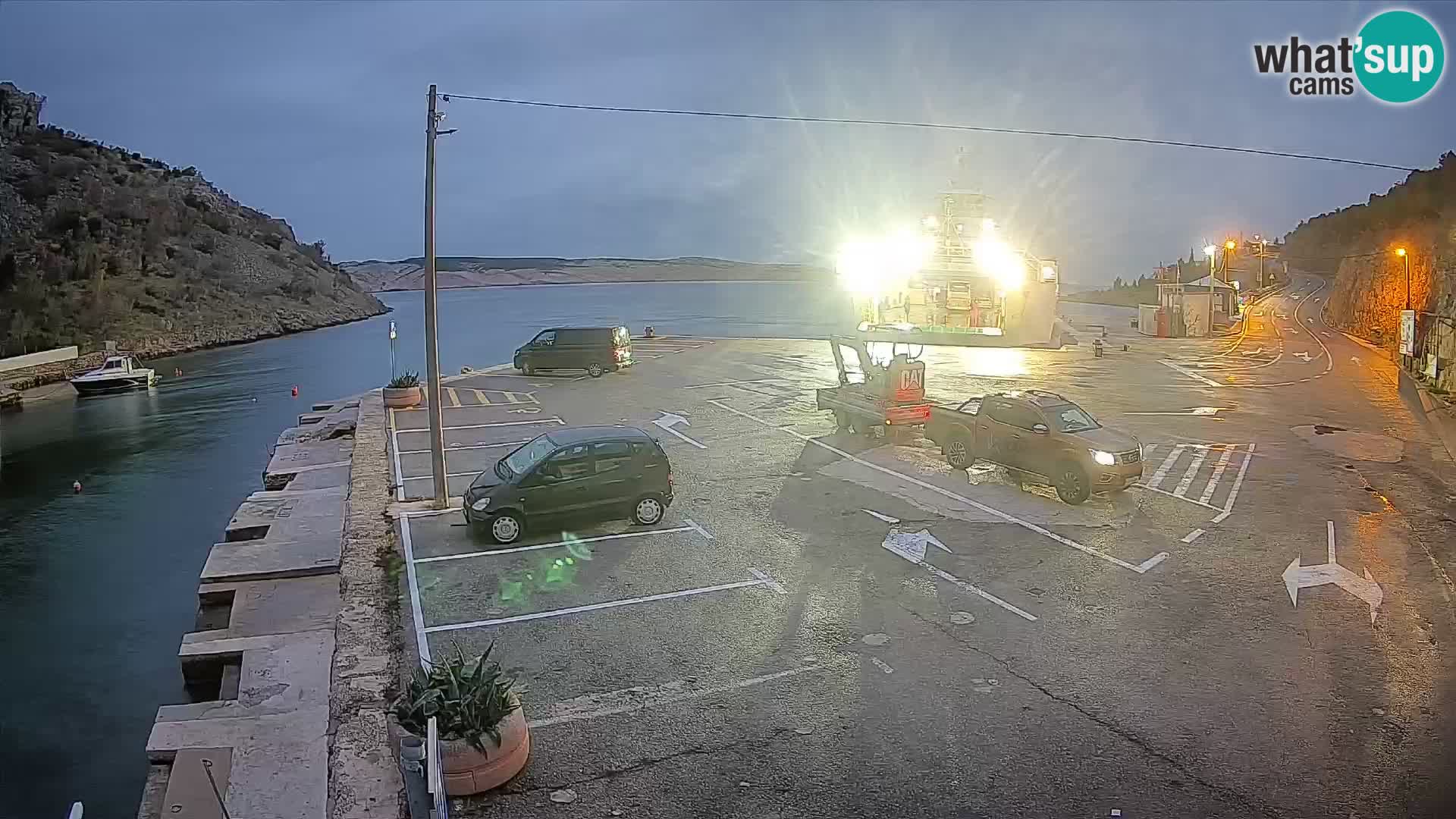 Webcam porto traghetti di Prizna – per l’isola di Pag