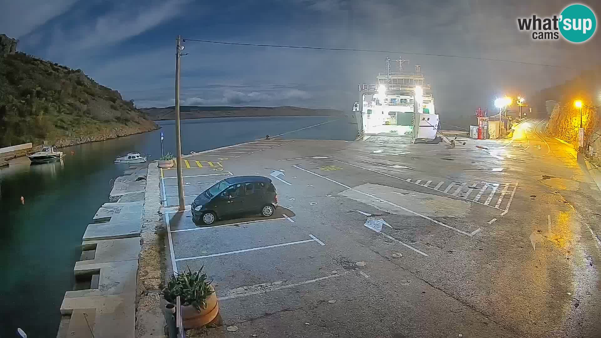 Webcam porto traghetti di Prizna – per l’isola di Pag