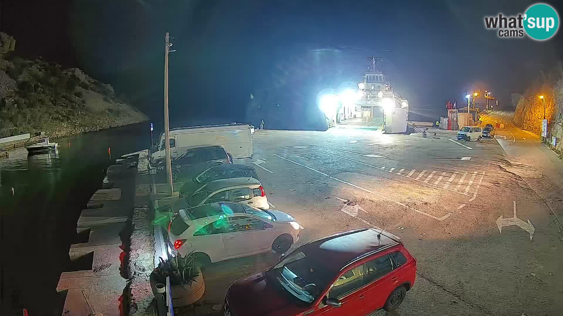 Webcam porto traghetti di Prizna – per l’isola di Pag