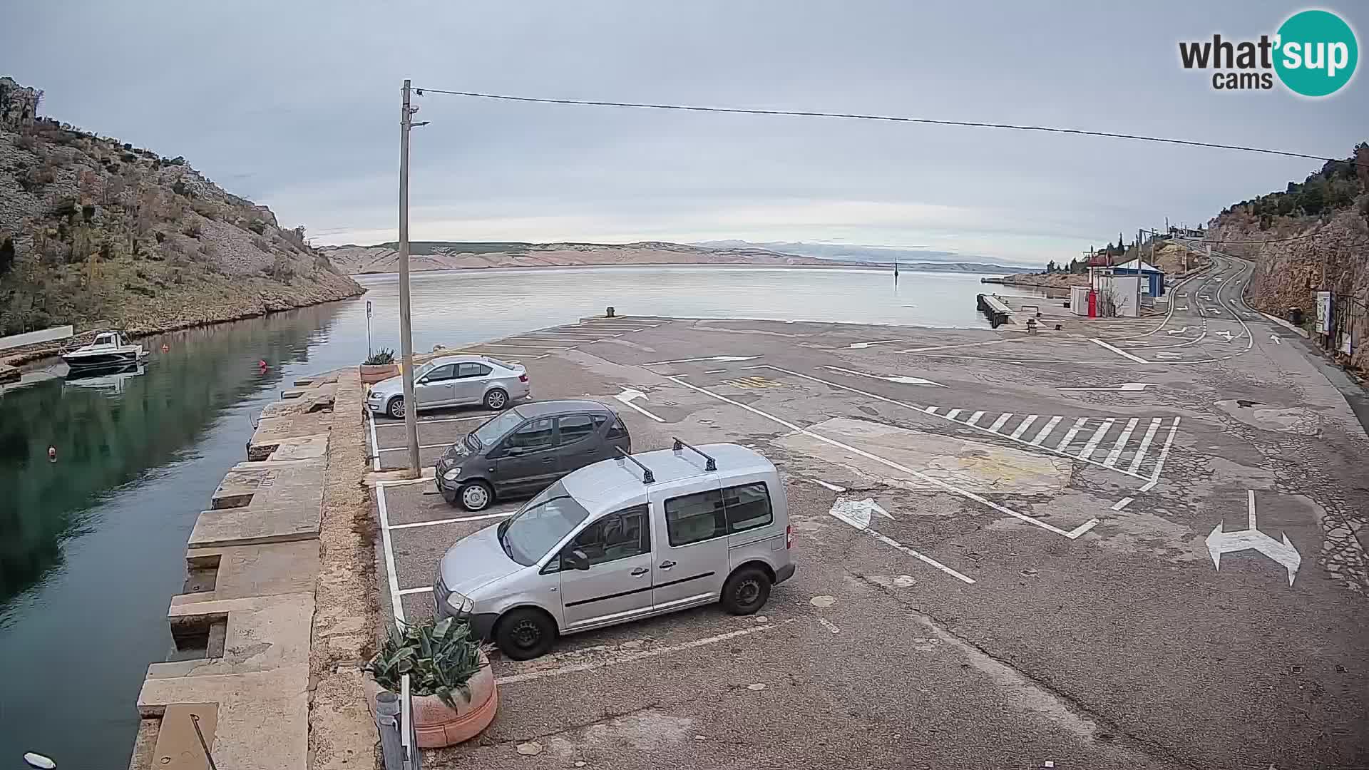 Webcam porto traghetti di Prizna – per l’isola di Pag