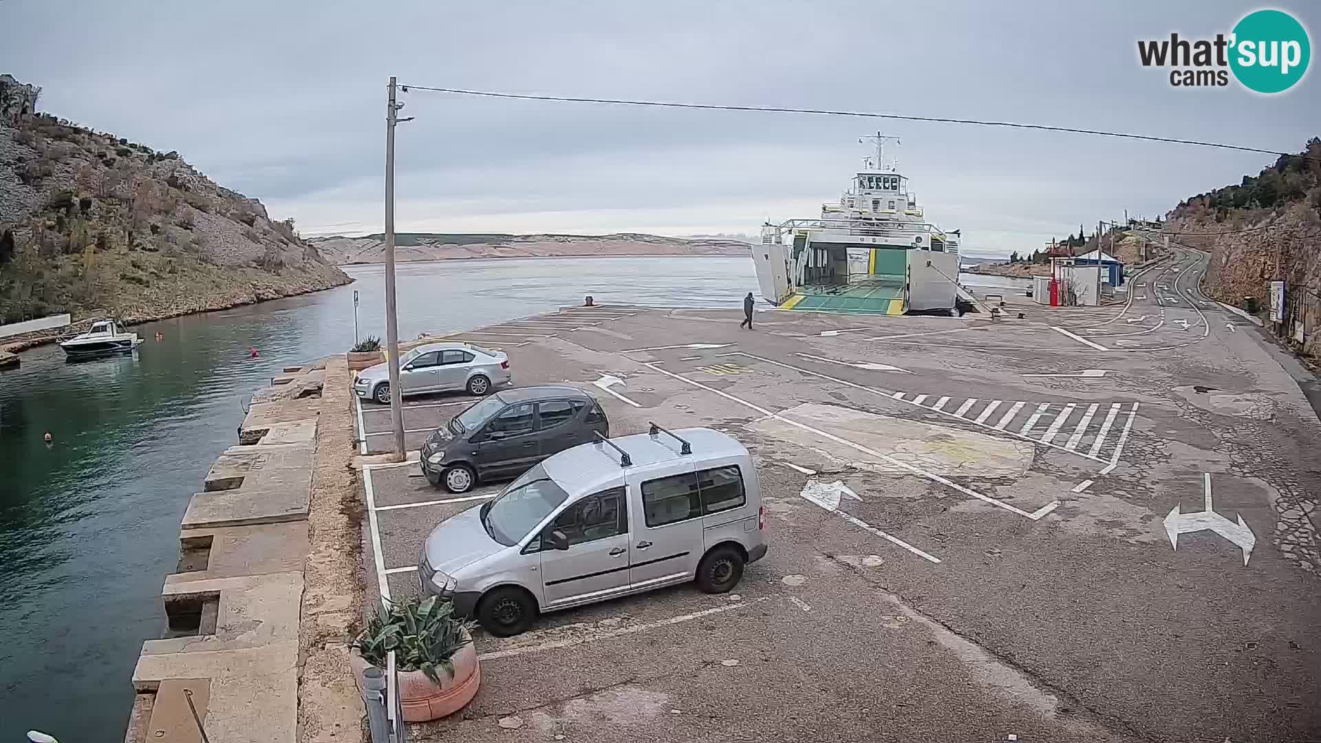 Webcam porto traghetti di Prizna – per l’isola di Pag