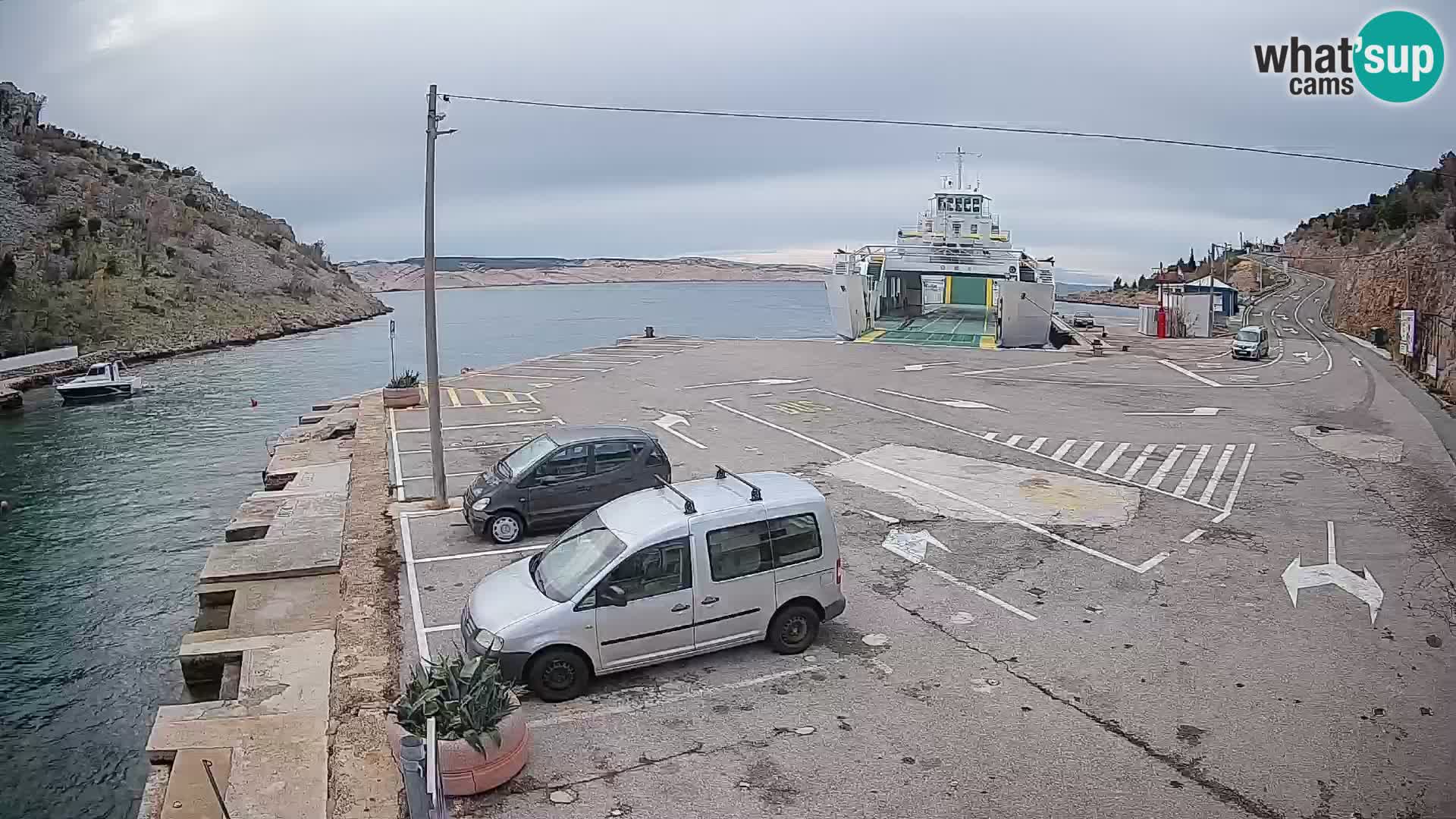 Webcam porto traghetti di Prizna – per l’isola di Pag