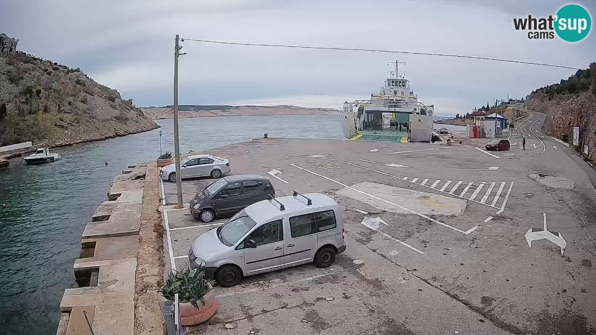 Webcam porto traghetti di Prizna – per l’isola di Pag