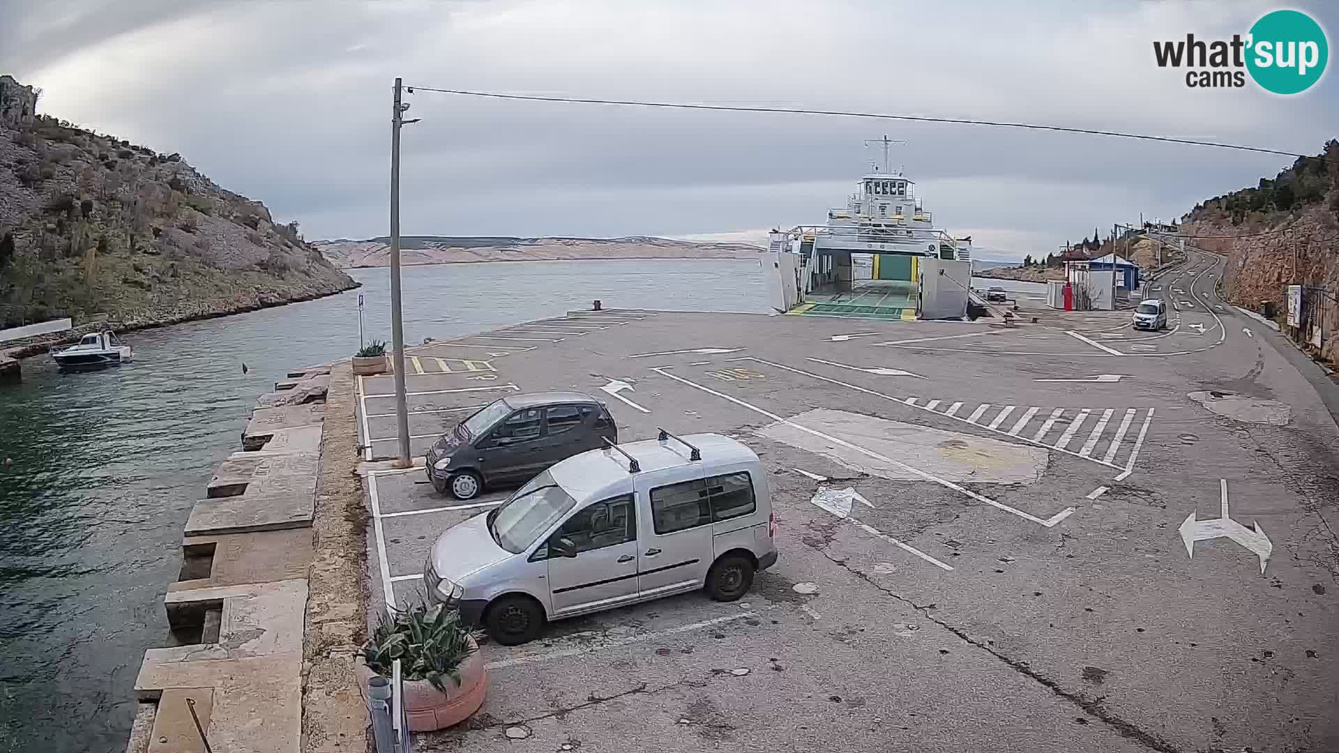 Webcam porto traghetti di Prizna – per l’isola di Pag