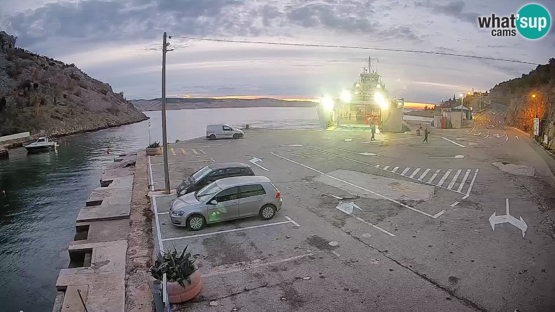 Webcam porto traghetti di Prizna – per l’isola di Pag
