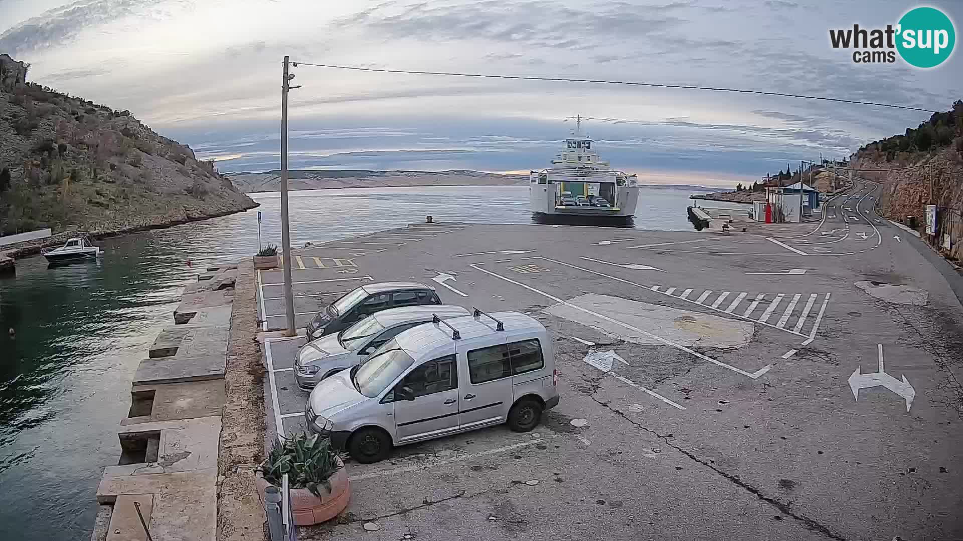 Webcam porto traghetti di Prizna – per l’isola di Pag
