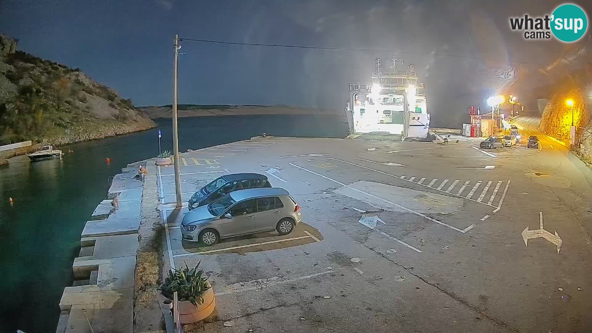 Webcam porto traghetti di Prizna – per l’isola di Pag