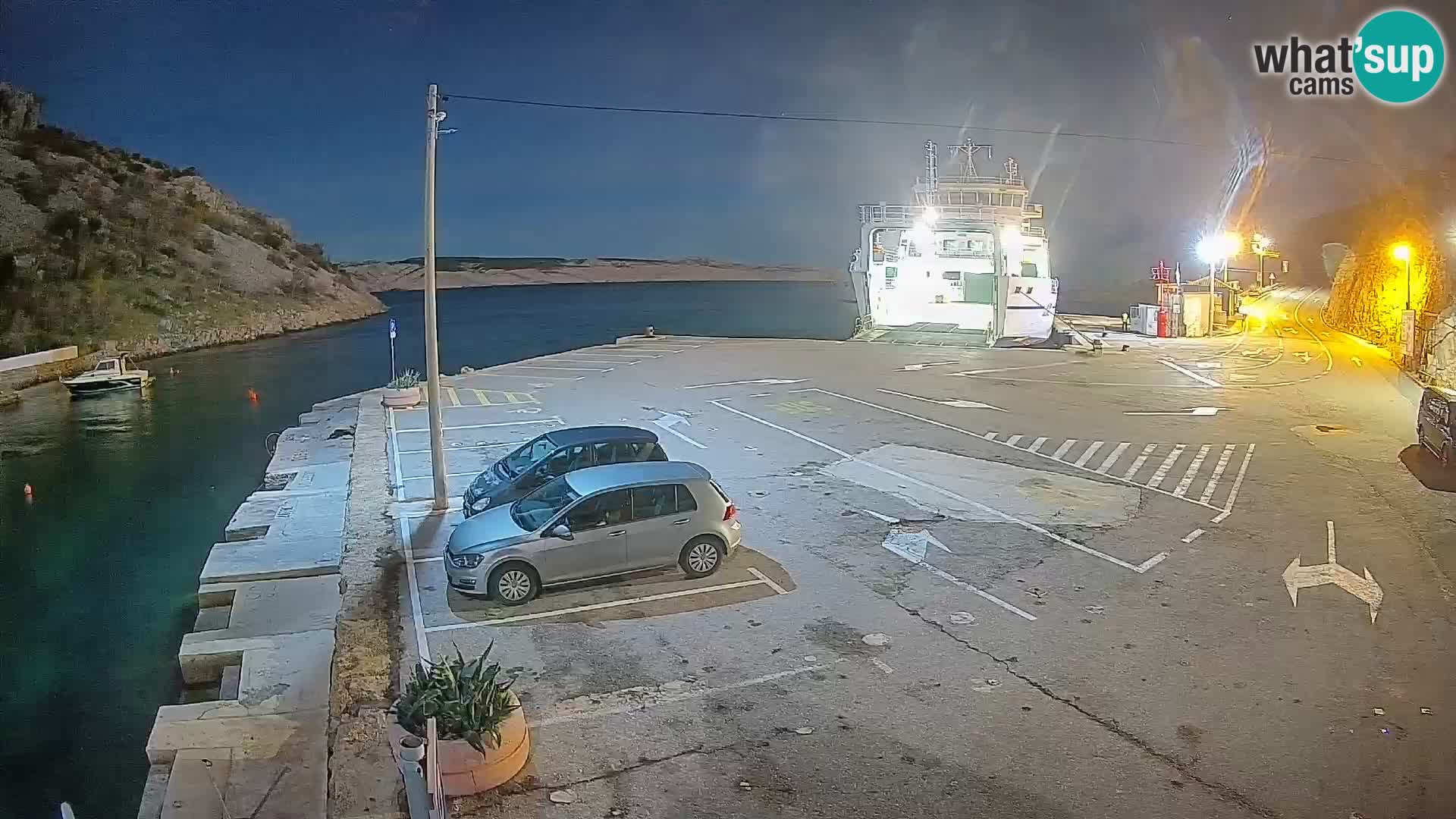 Webcam porto traghetti di Prizna – per l’isola di Pag