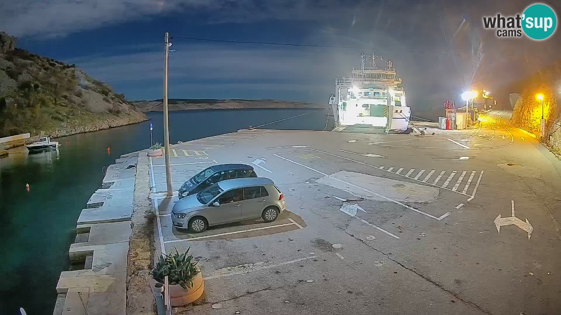 Webcam porto traghetti di Prizna – per l’isola di Pag