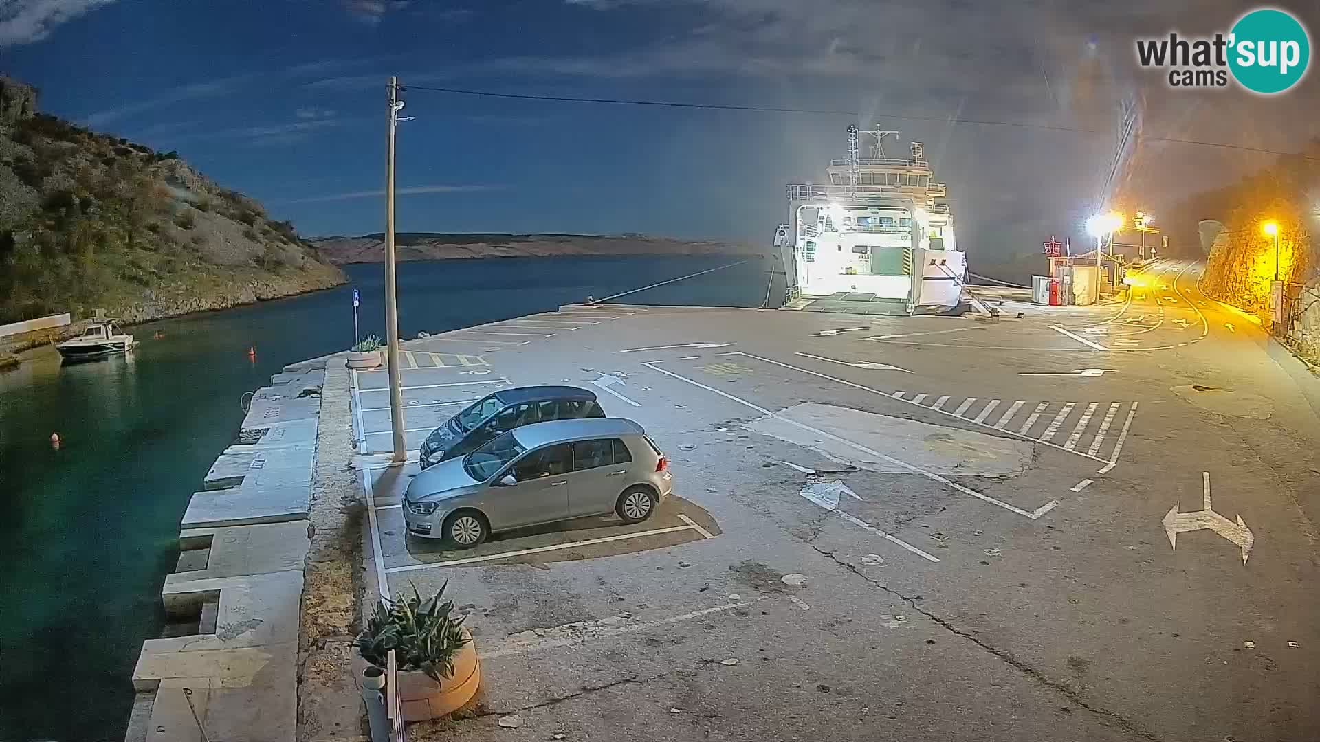 Webcam porto traghetti di Prizna – per l’isola di Pag
