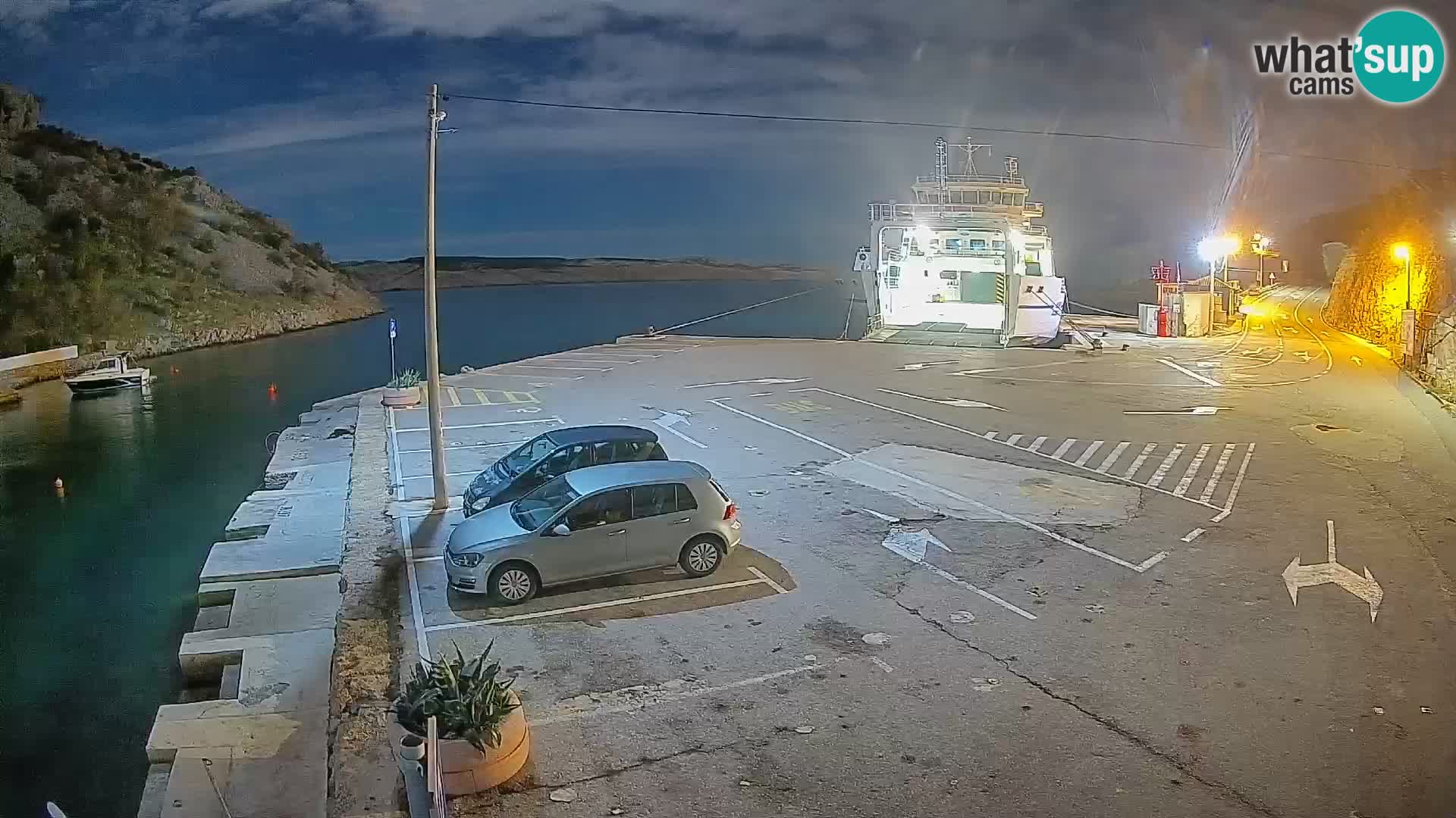 Webcam porto traghetti di Prizna – per l’isola di Pag