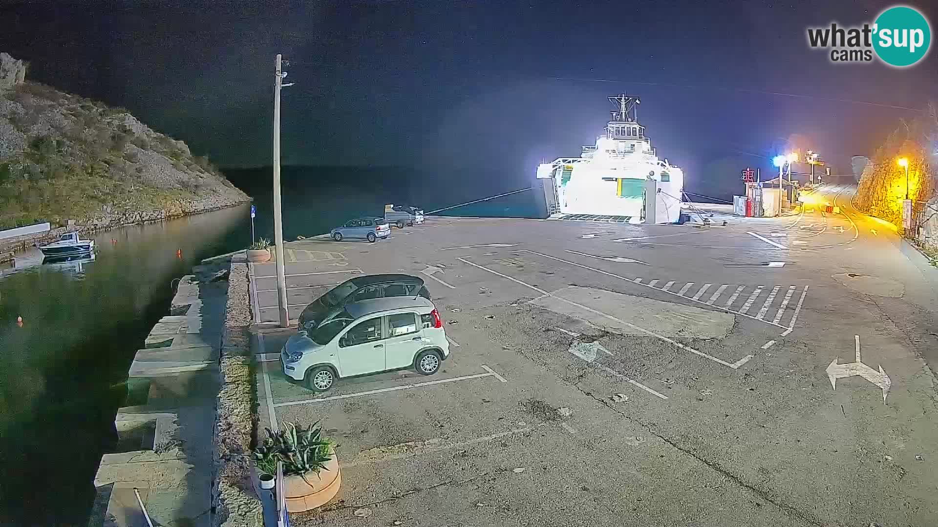 Webcam porto traghetti di Prizna – per l’isola di Pag