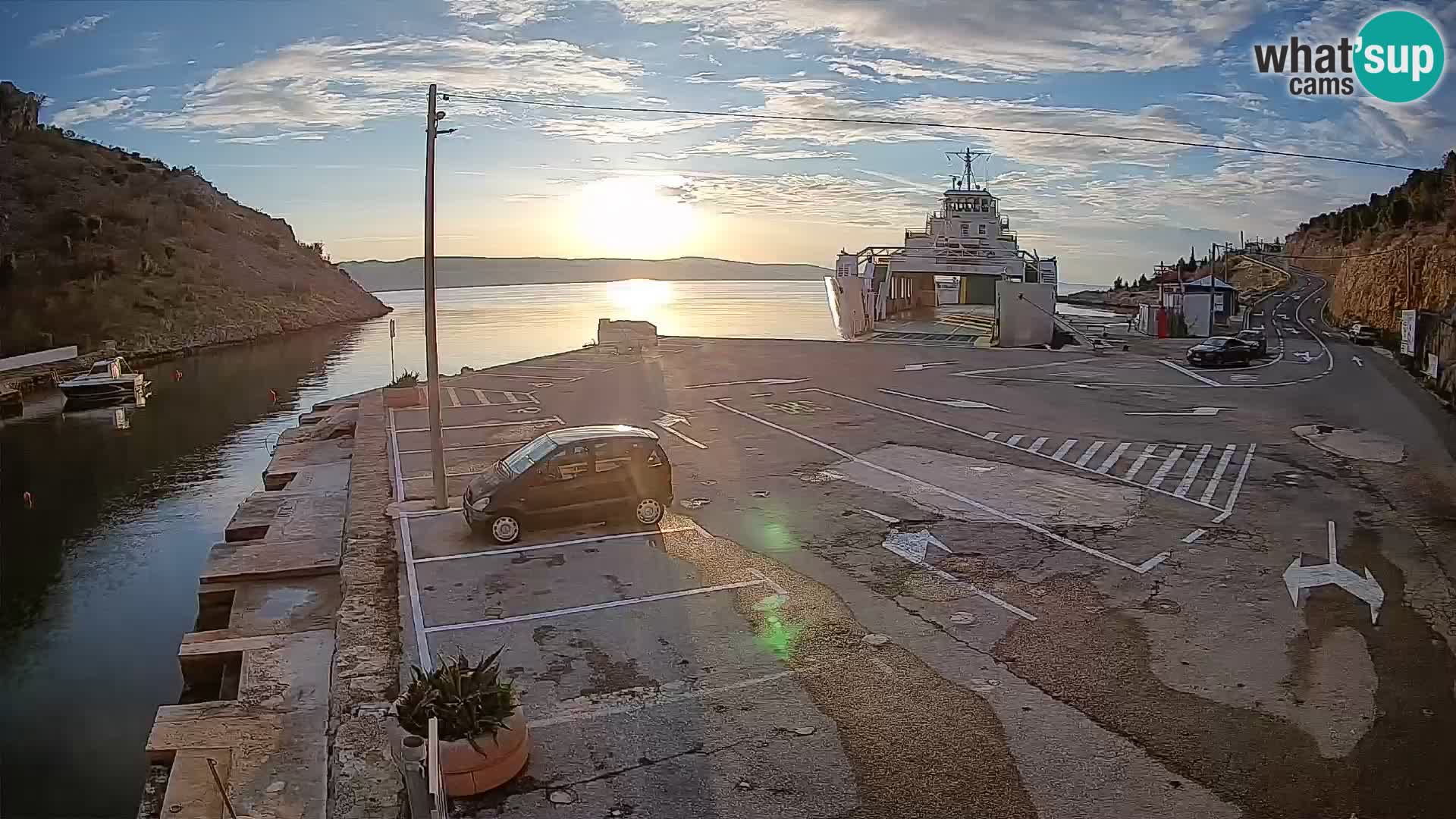 Webcam porto traghetti di Prizna – per l’isola di Pag