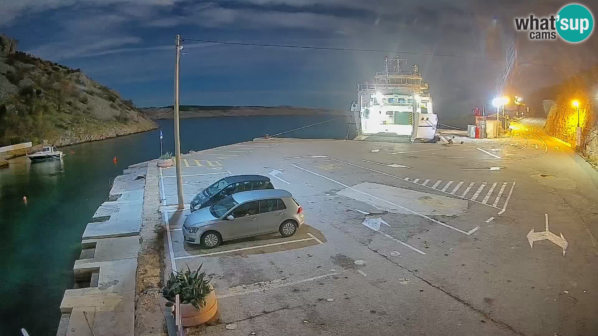 Webcam porto traghetti di Prizna – per l’isola di Pag