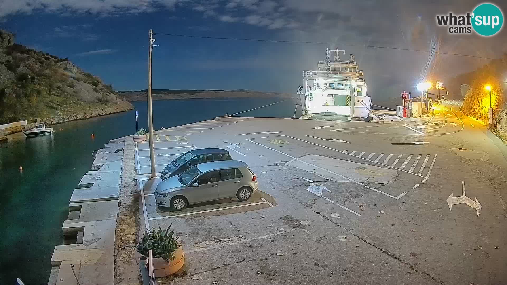 Webcam porto traghetti di Prizna – per l’isola di Pag