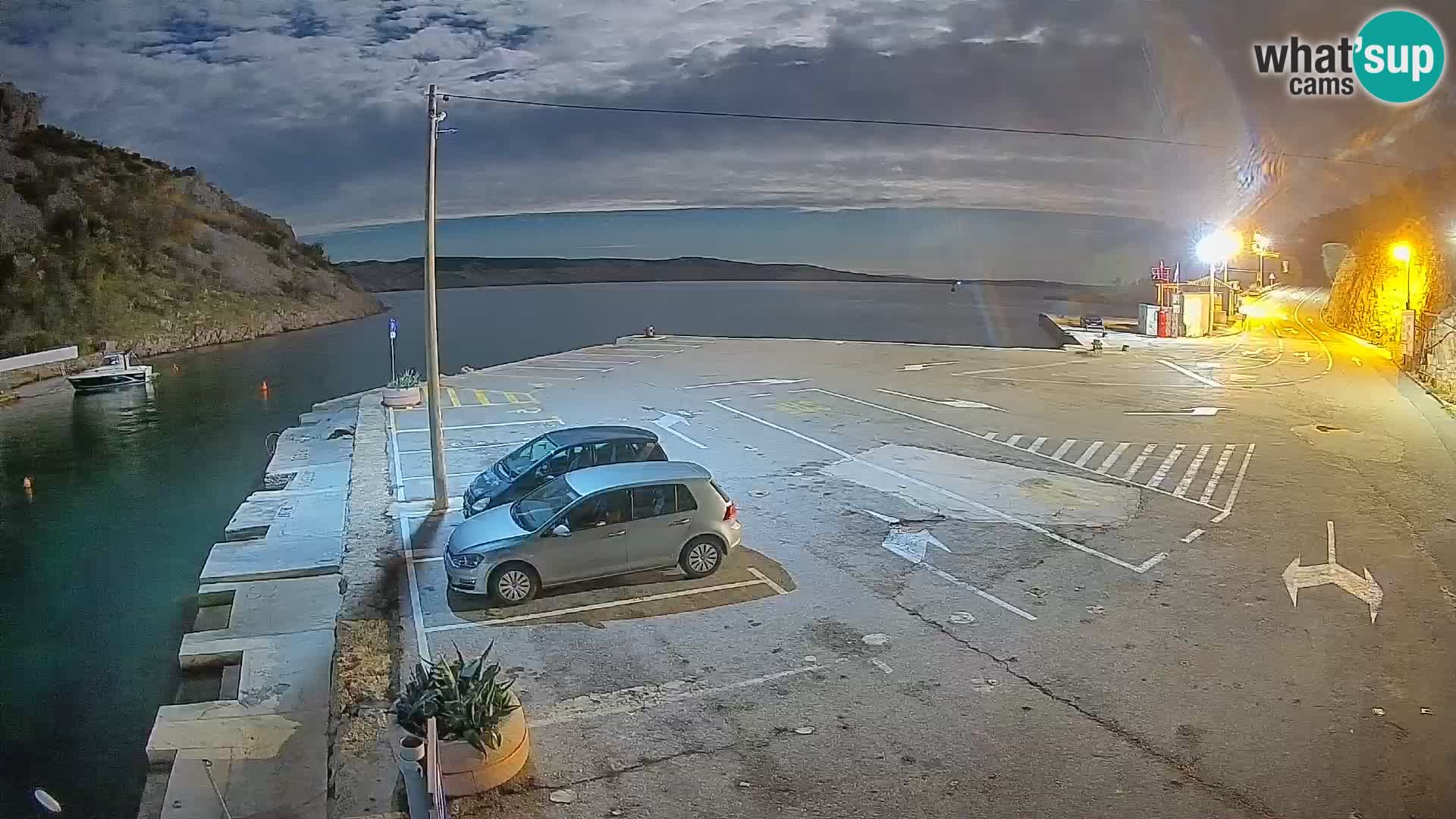 Webcam porto traghetti di Prizna – per l’isola di Pag