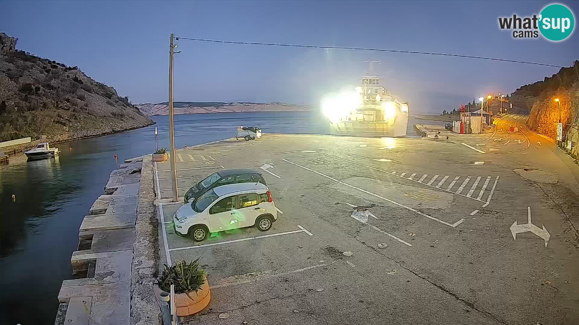 Webcam porto traghetti di Prizna – per l’isola di Pag