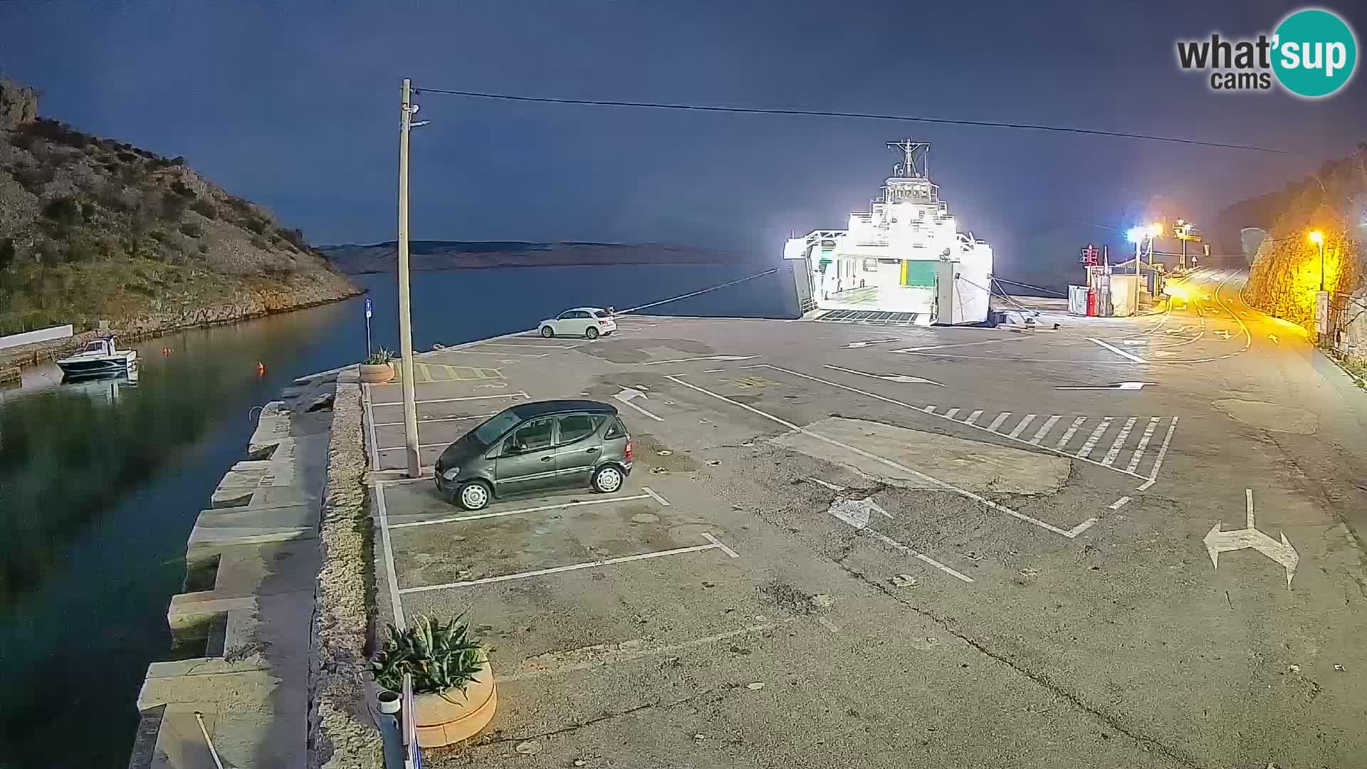Webcam porto traghetti di Prizna – per l’isola di Pag