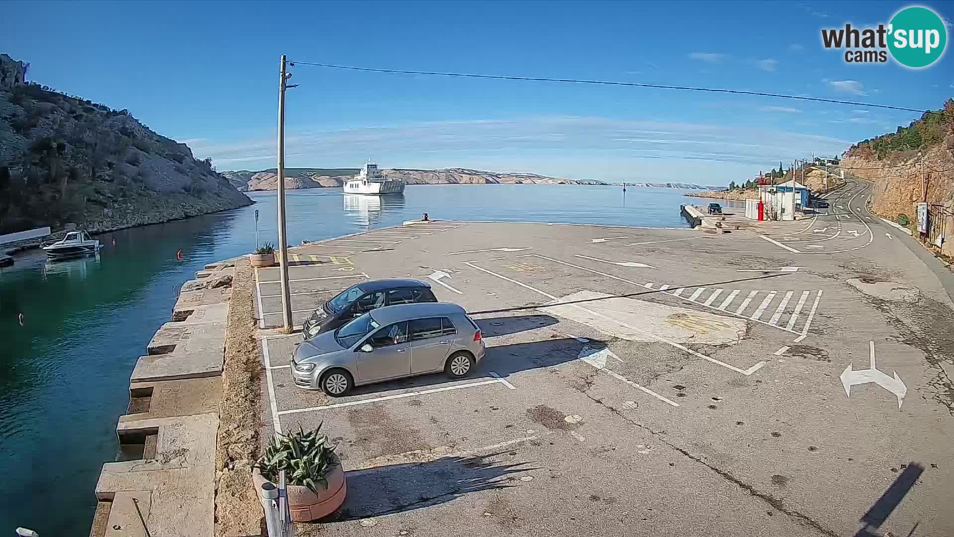 Webcam porto traghetti di Prizna – per l’isola di Pag