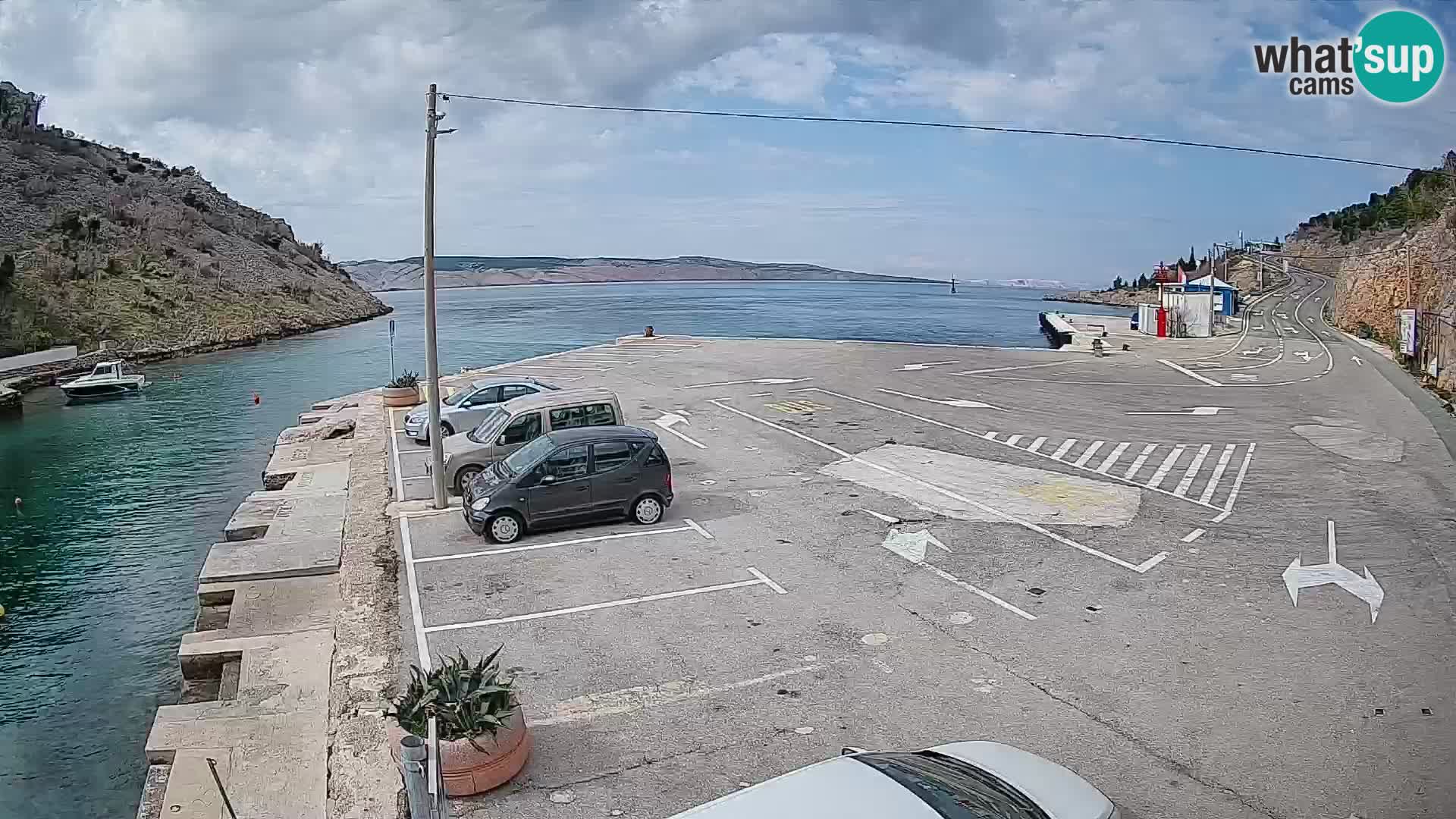 Webcam porto traghetti di Prizna – per l’isola di Pag
