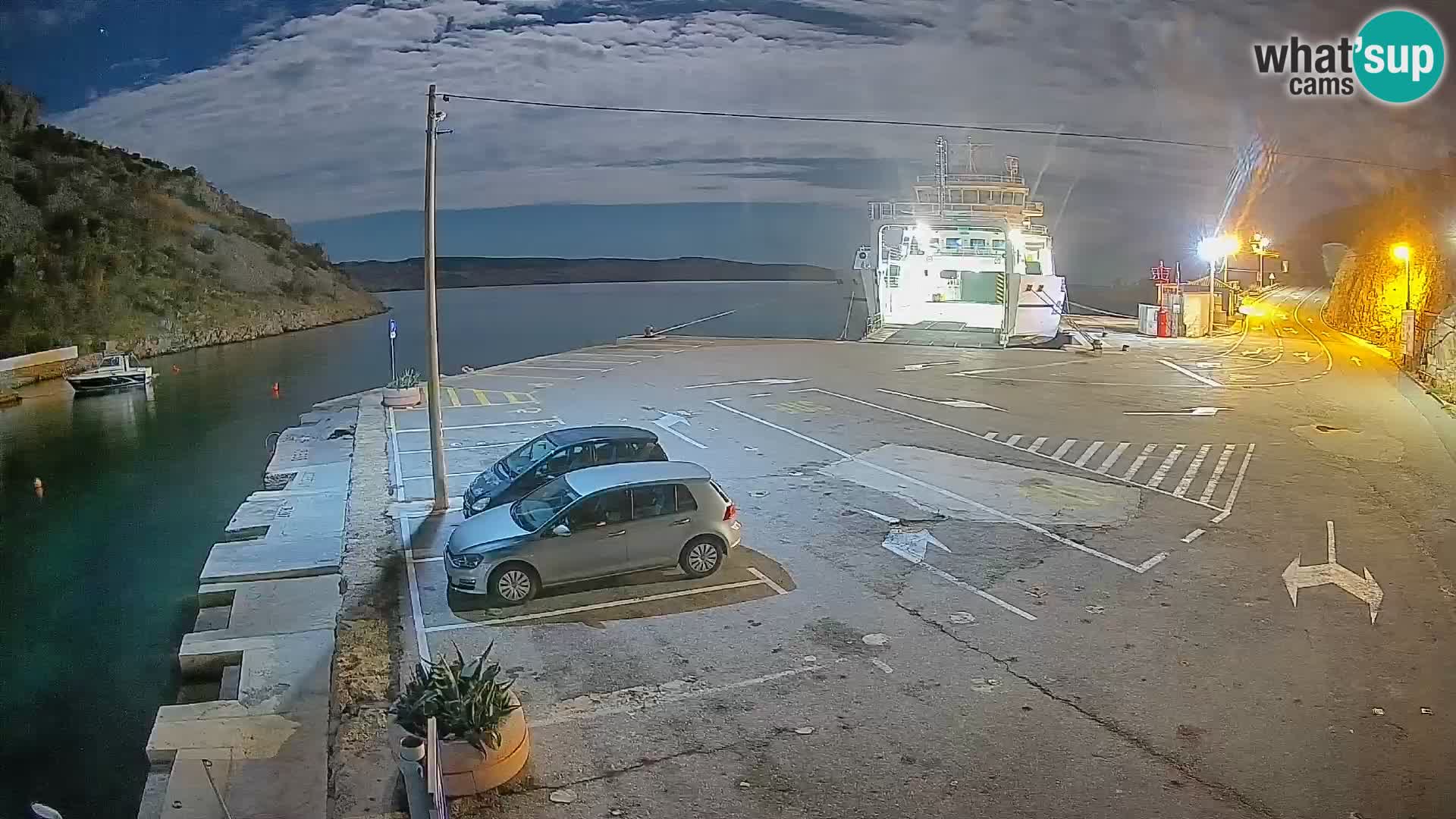 Webcam porto traghetti di Prizna – per l’isola di Pag