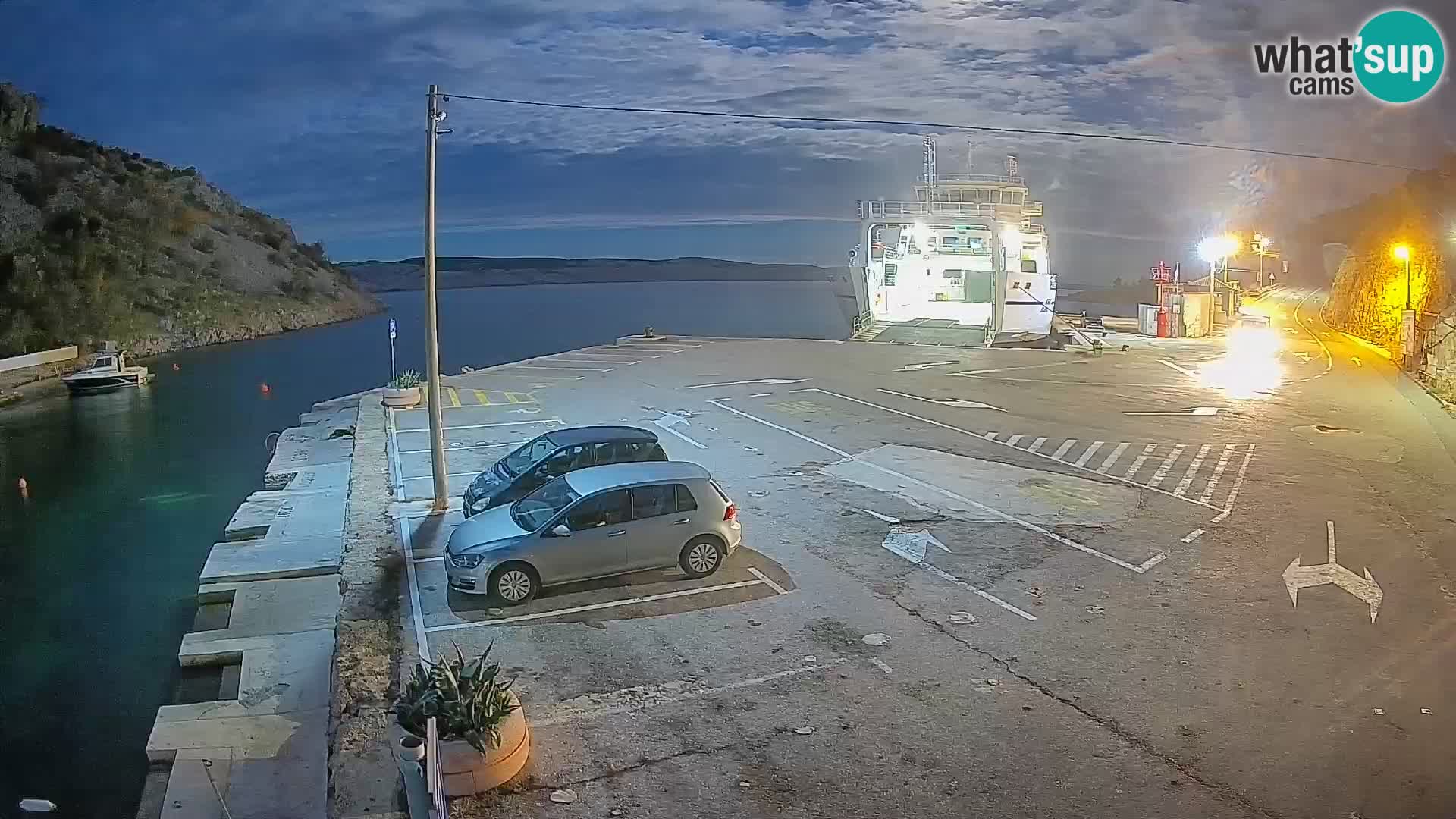 Webcam porto traghetti di Prizna – per l’isola di Pag