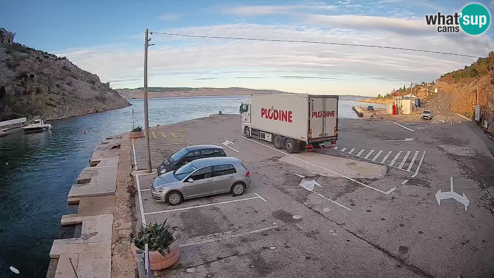 Webcam porto traghetti di Prizna – per l’isola di Pag