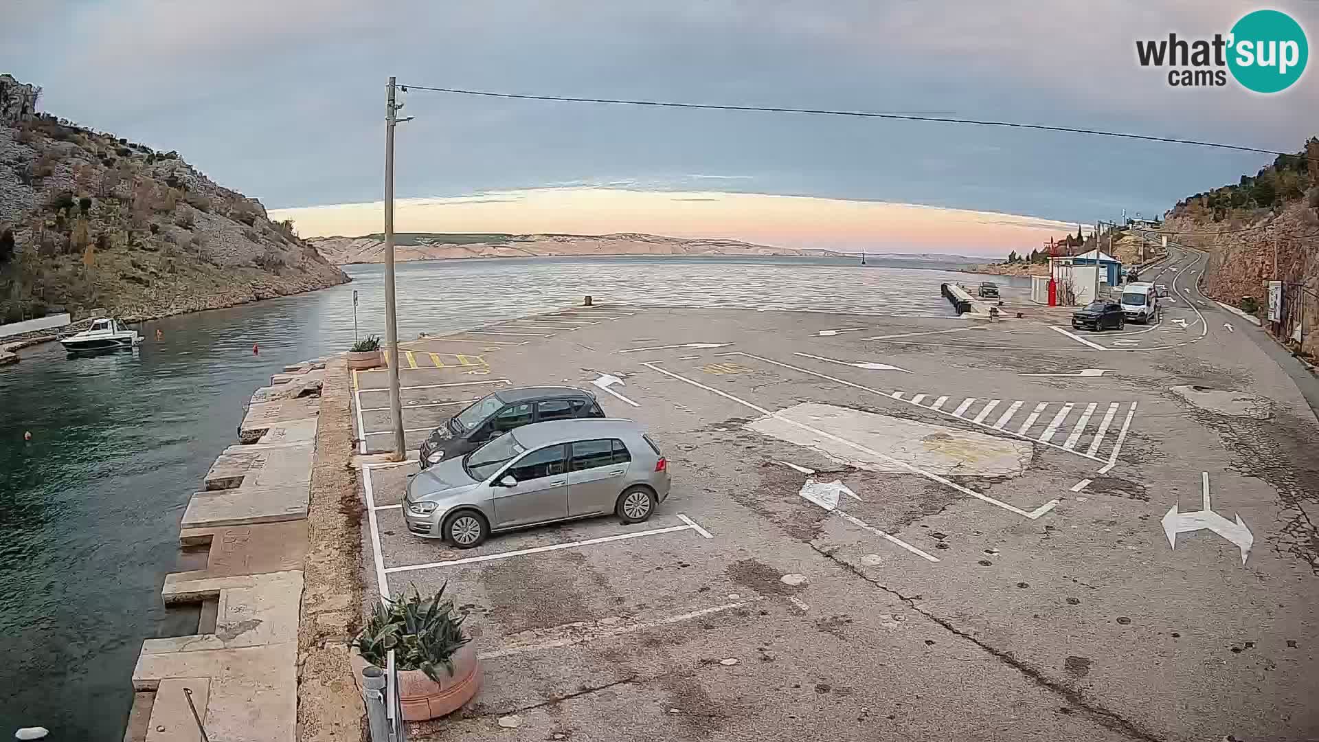 Webcam porto traghetti di Prizna – per l’isola di Pag