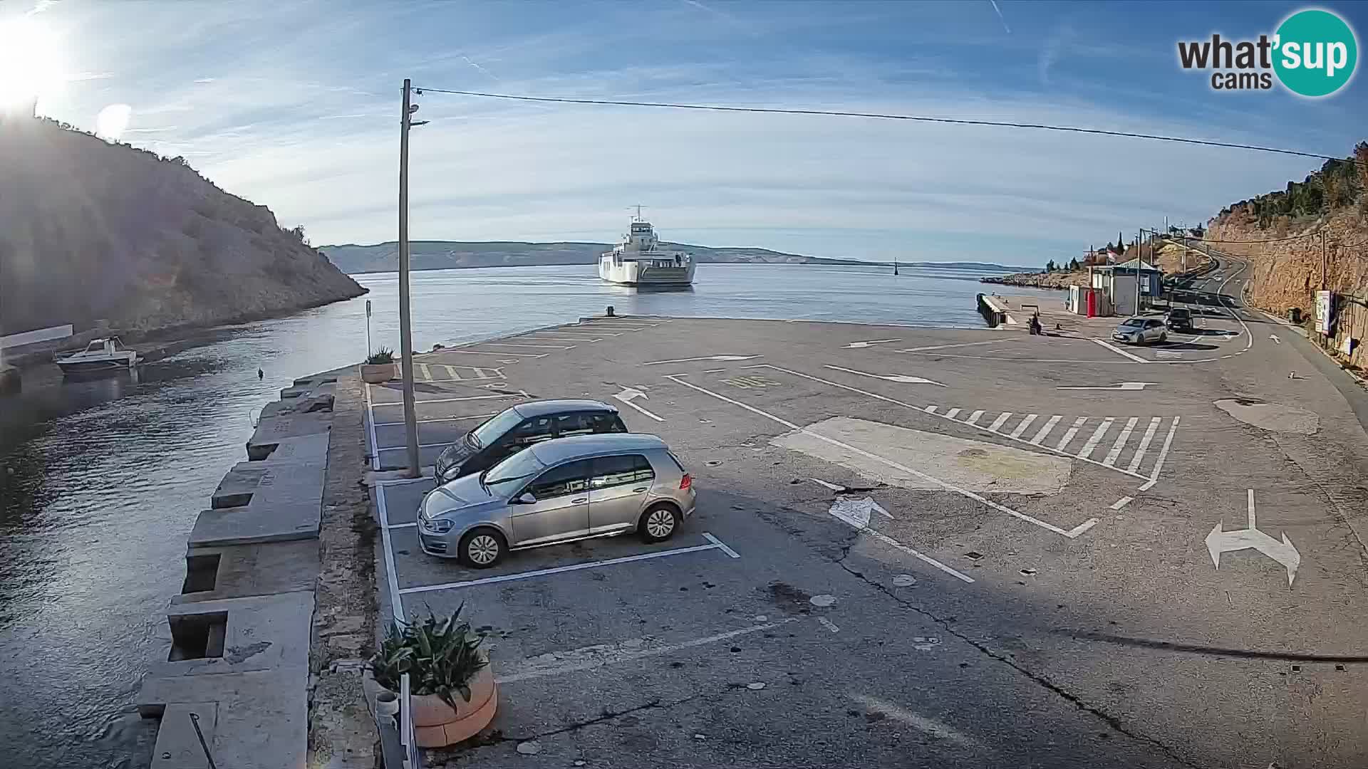Webcam porto traghetti di Prizna – per l’isola di Pag