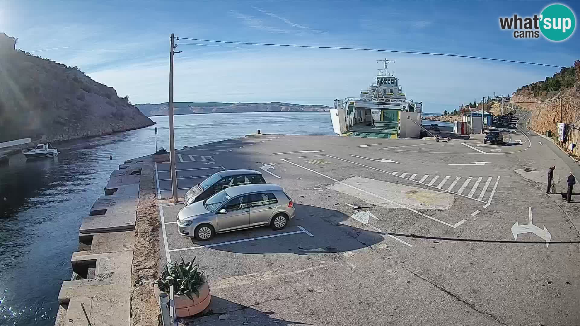 Webcam porto traghetti di Prizna – per l’isola di Pag