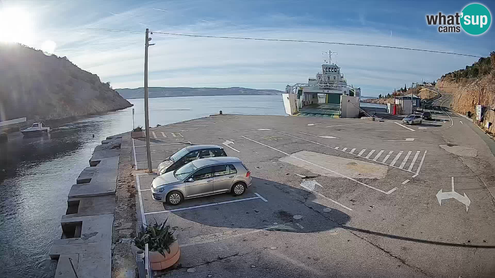 Webcam porto traghetti di Prizna – per l’isola di Pag
