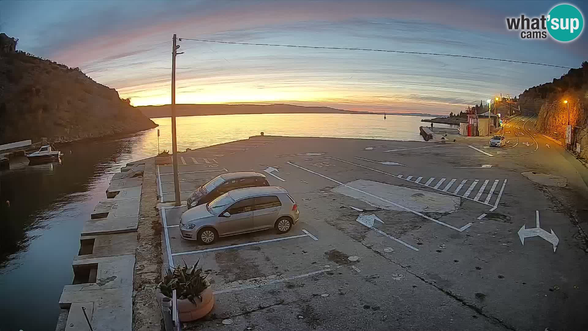 Webcam porto traghetti di Prizna – per l’isola di Pag