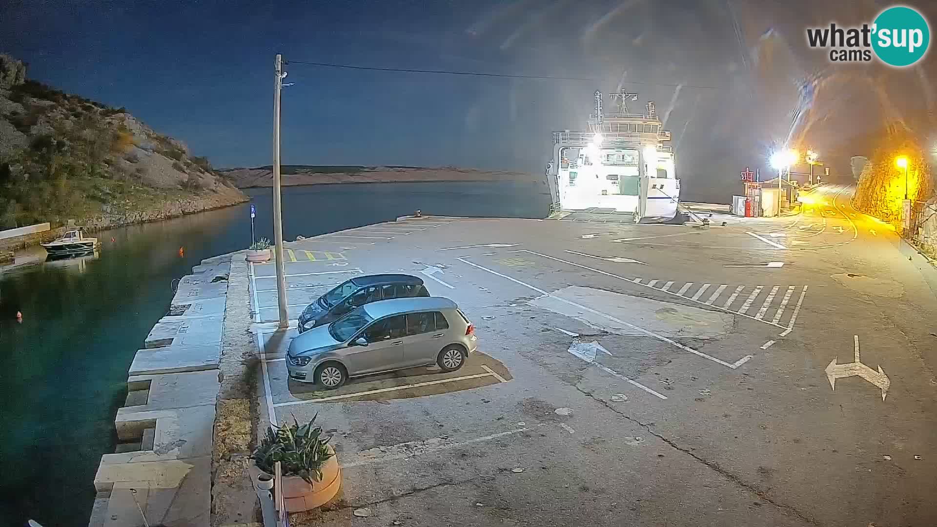 Webcam porto traghetti di Prizna – per l’isola di Pag