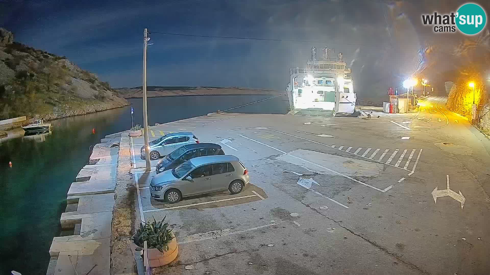 Webcam porto traghetti di Prizna – per l’isola di Pag