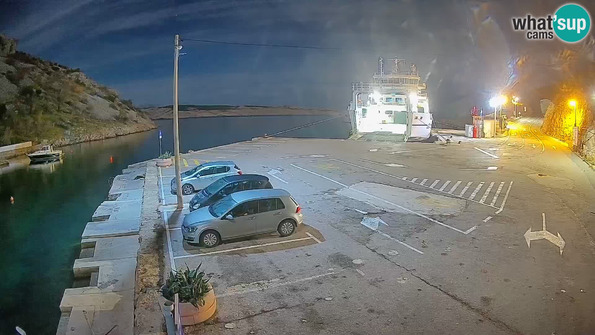 Webcam porto traghetti di Prizna – per l’isola di Pag