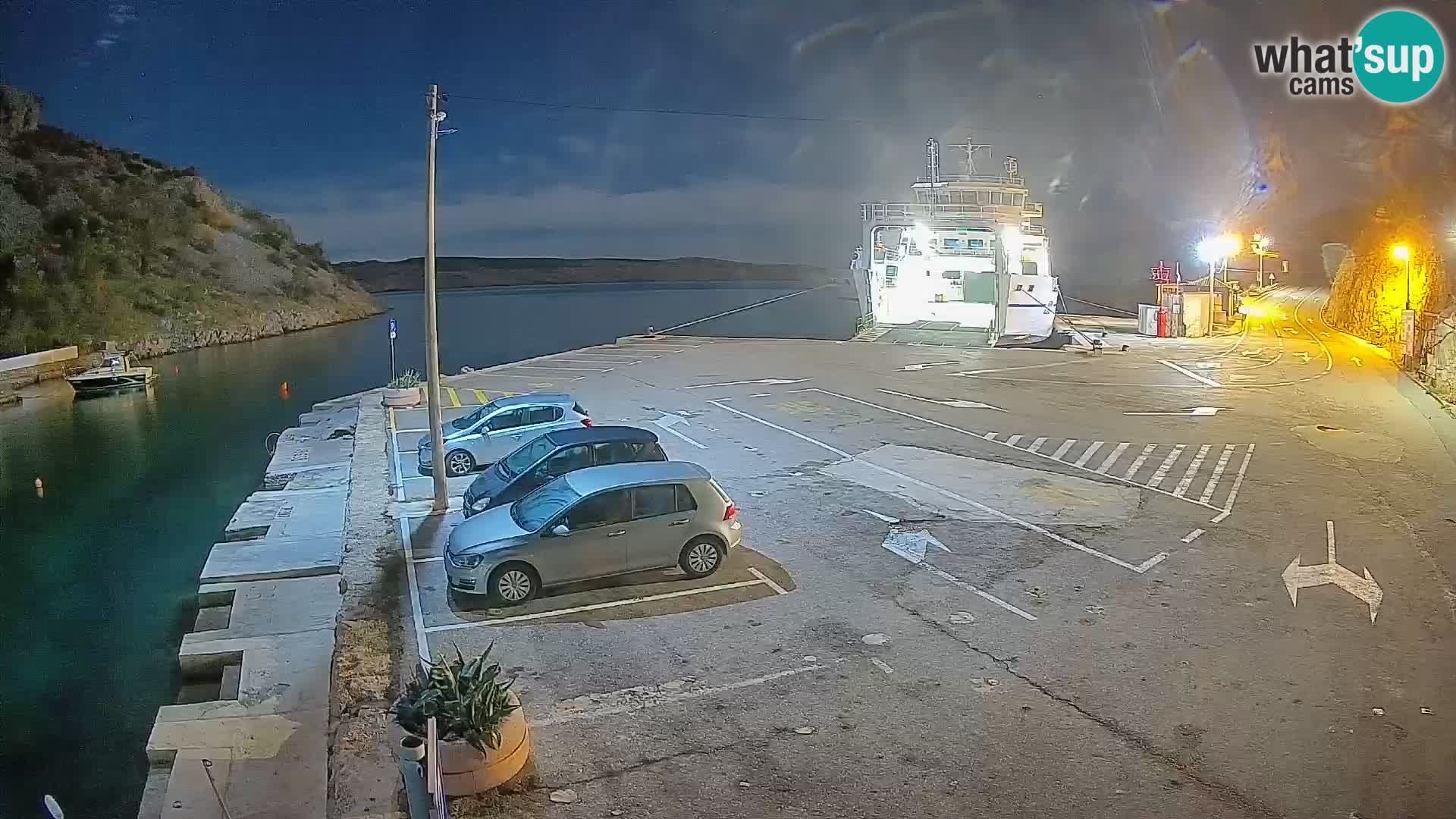 Webcam porto traghetti di Prizna – per l’isola di Pag