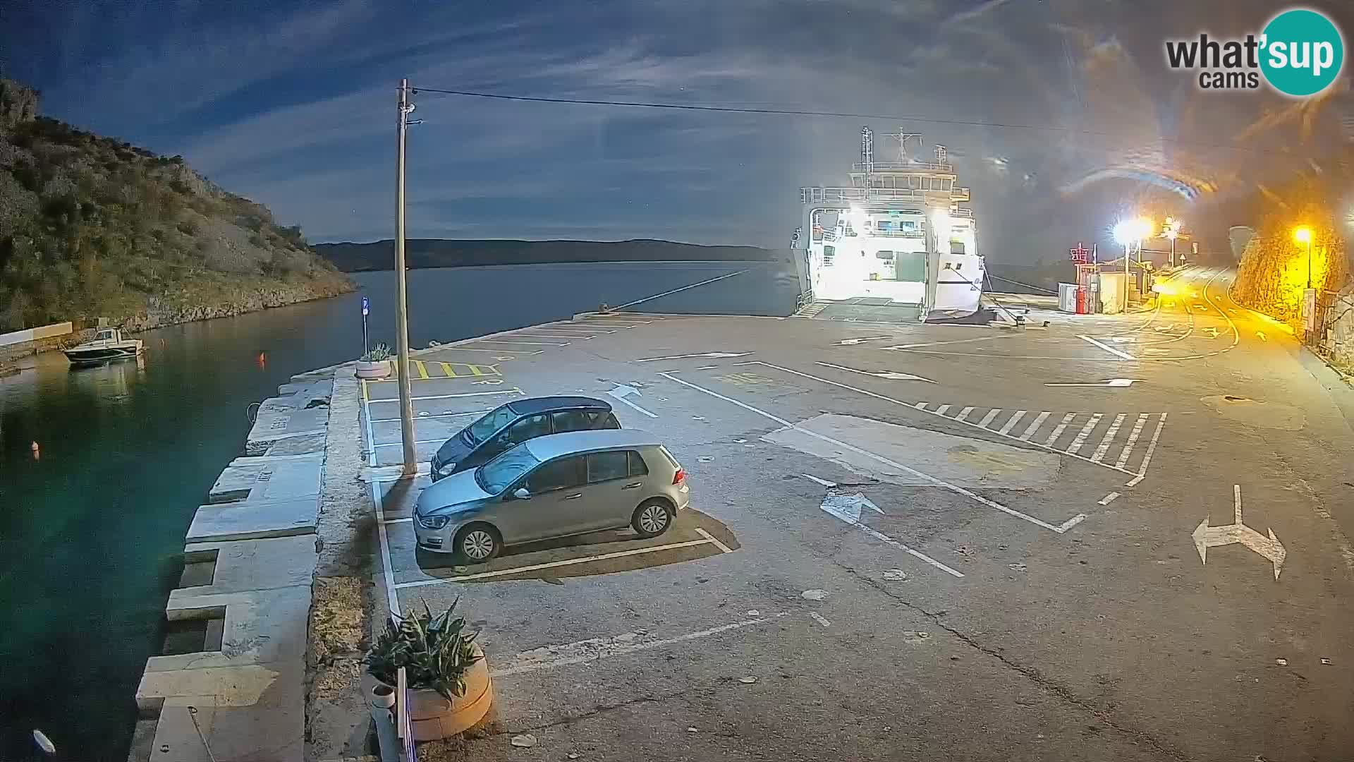 Webcam porto traghetti di Prizna – per l’isola di Pag