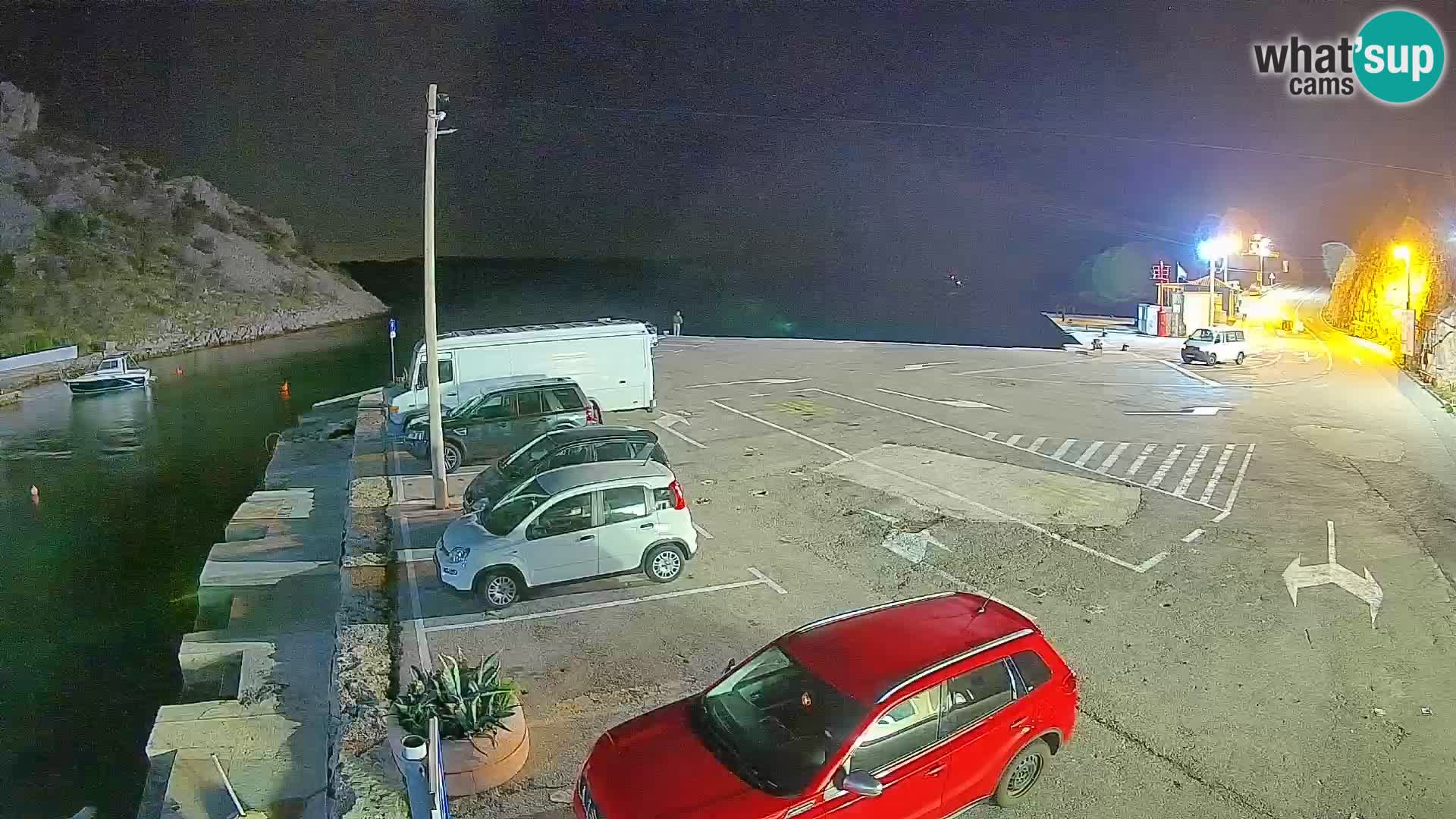 Webcam porto traghetti di Prizna – per l’isola di Pag