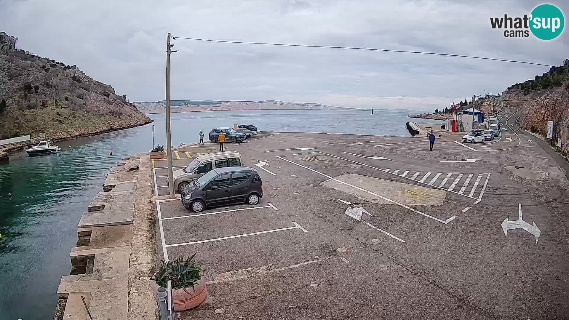 Webcam porto traghetti di Prizna – per l’isola di Pag