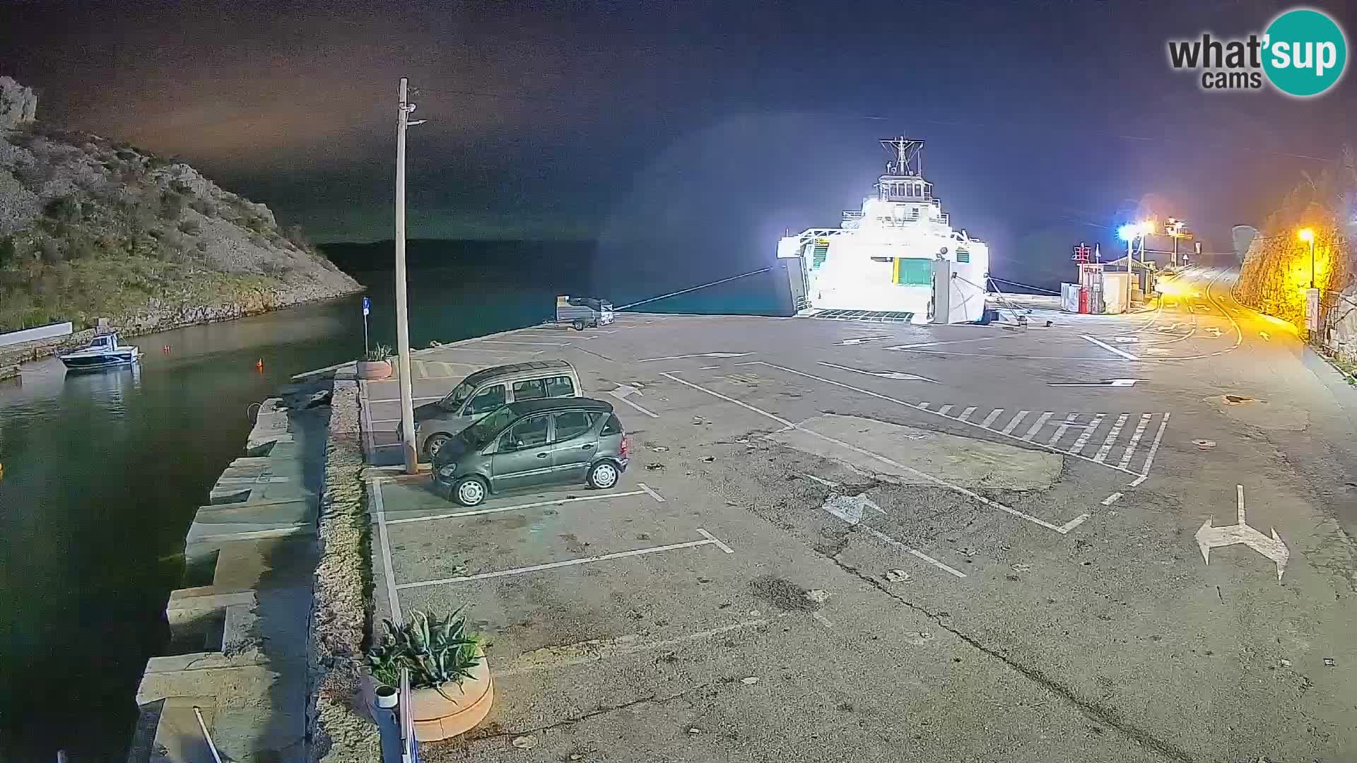 Webcam porto traghetti di Prizna – per l’isola di Pag