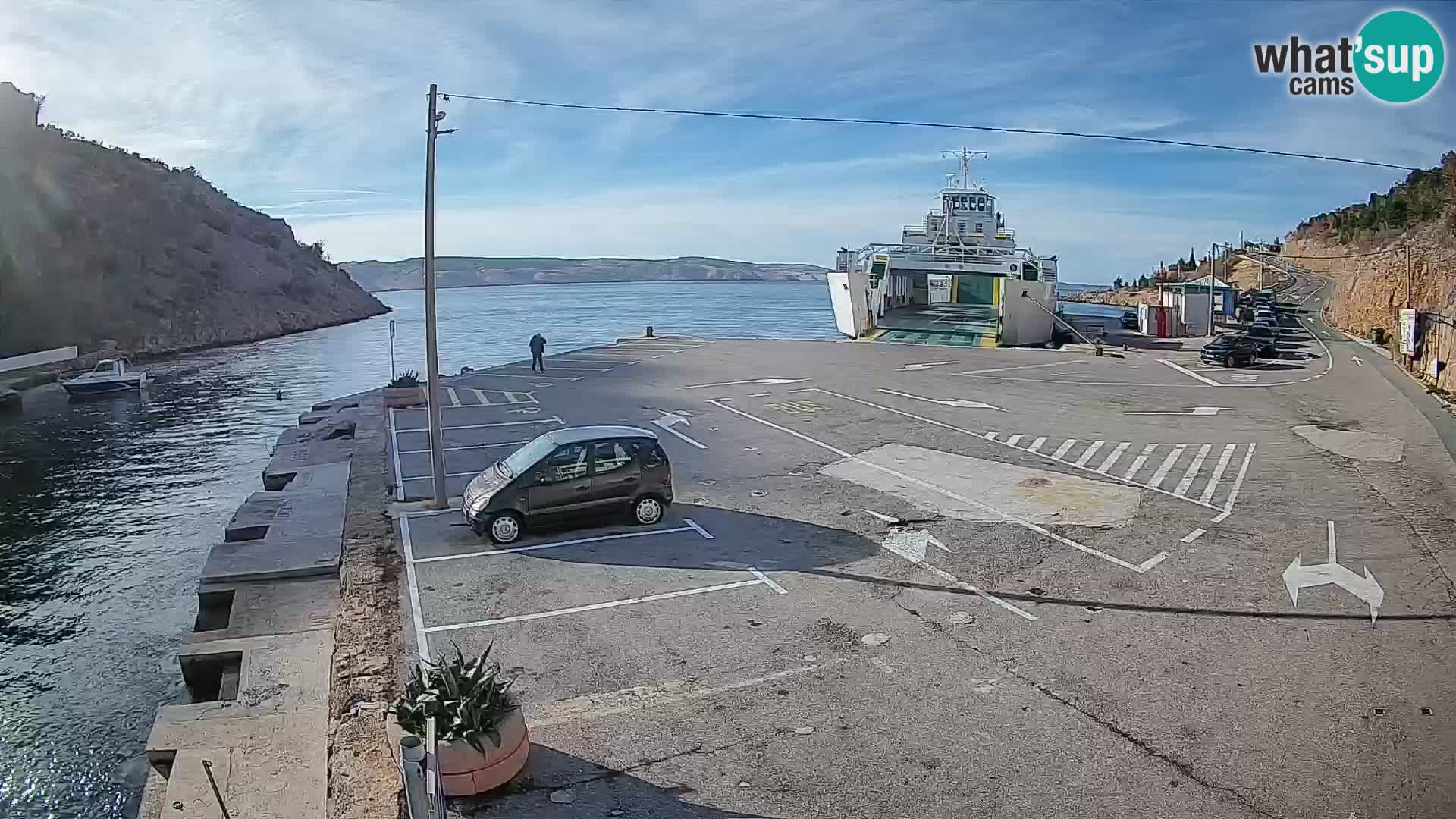Webcam porto traghetti di Prizna – per l’isola di Pag
