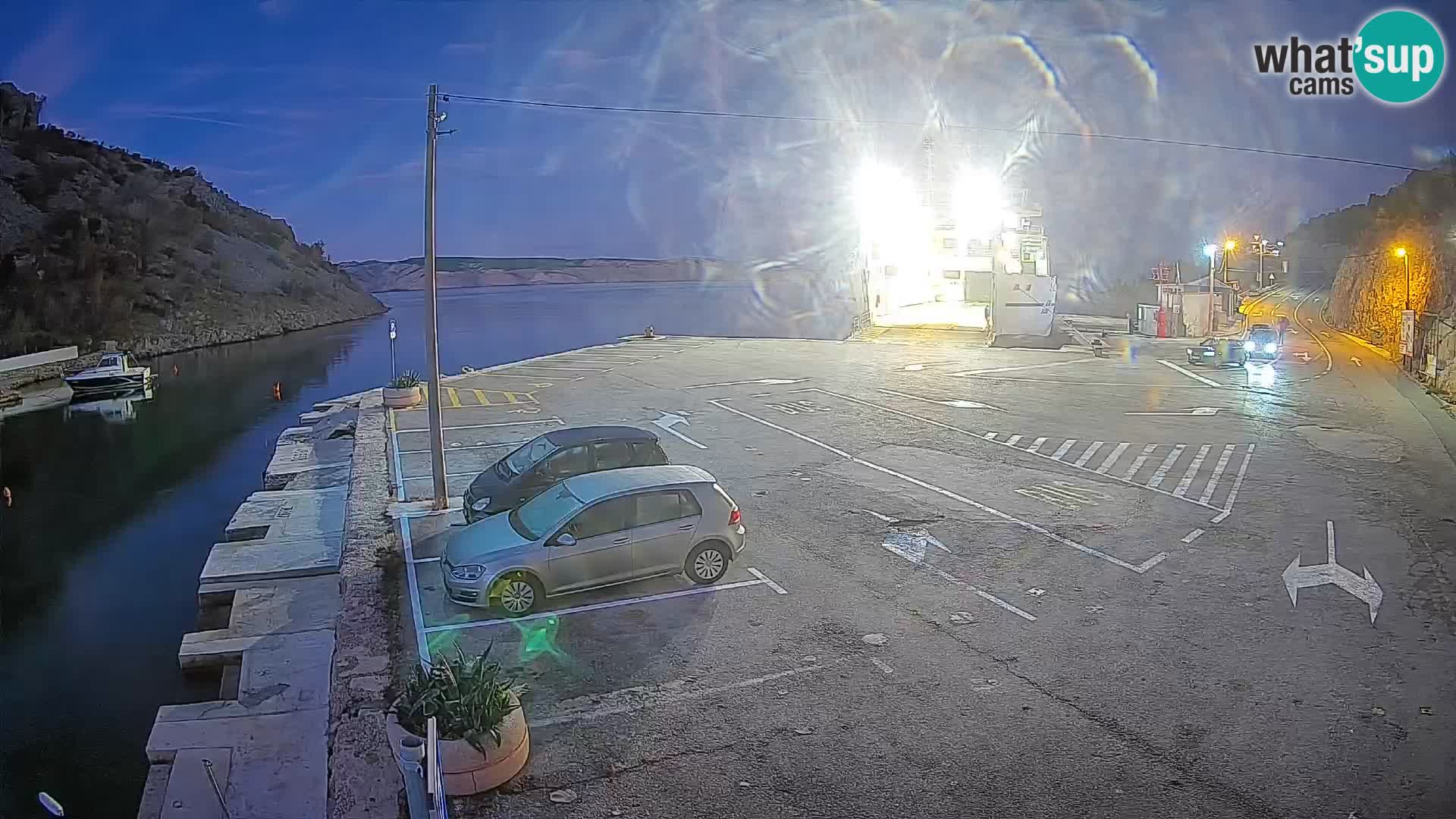 Webcam porto traghetti di Prizna – per l’isola di Pag