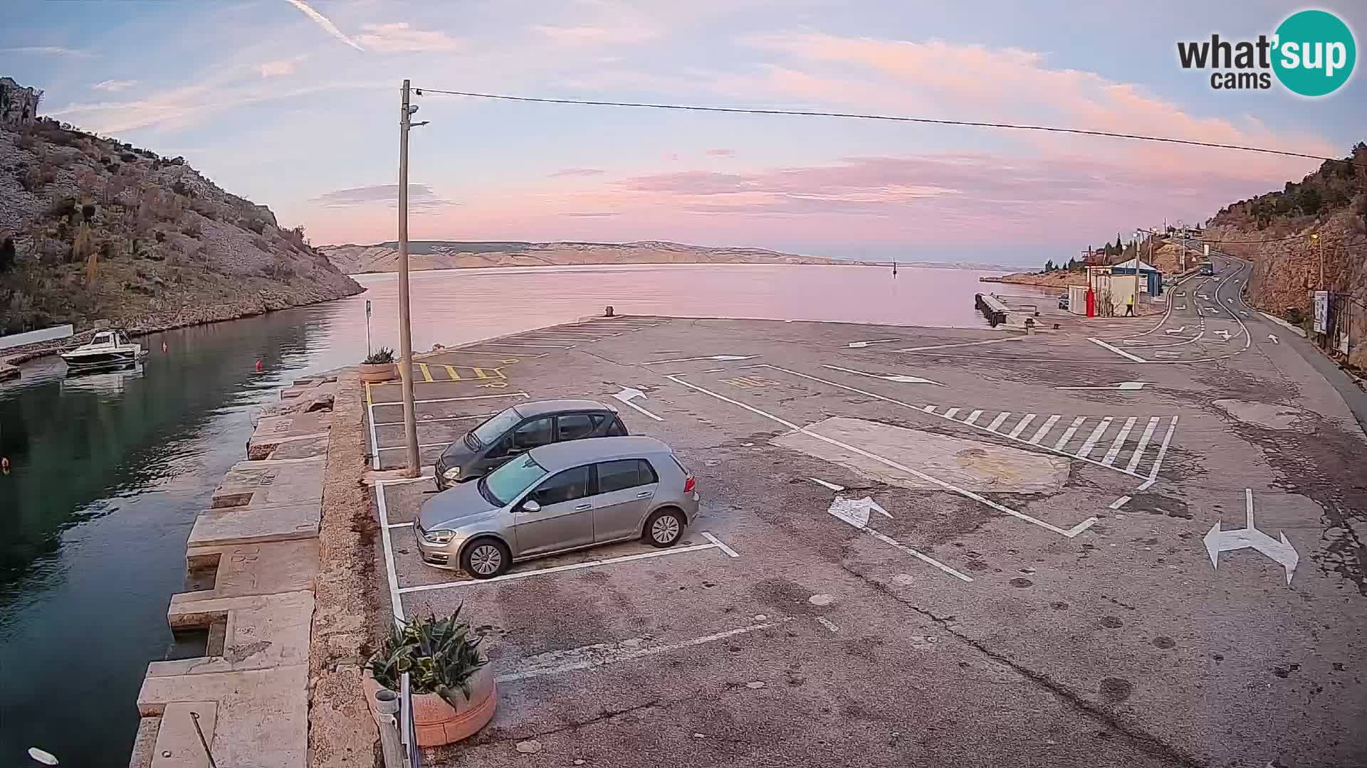 Webcam porto traghetti di Prizna – per l’isola di Pag