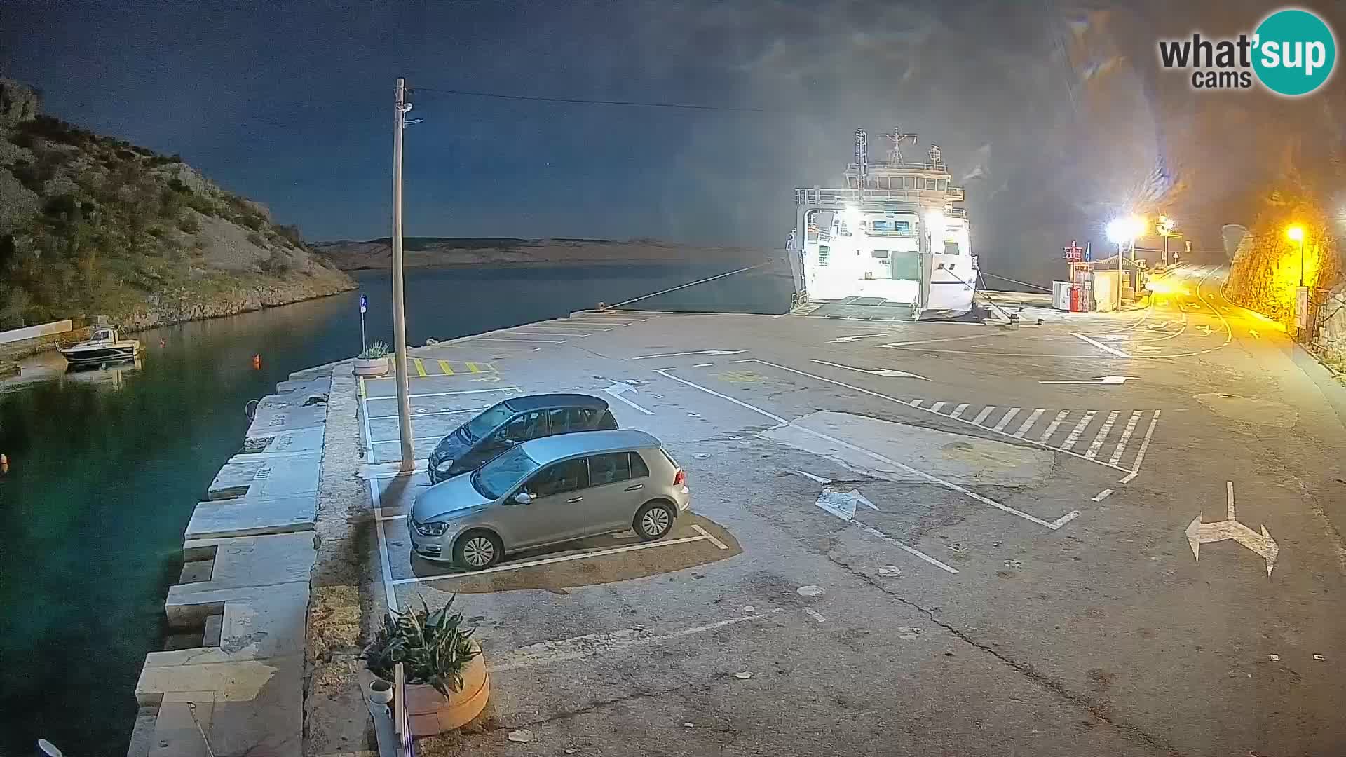 Webcam porto traghetti di Prizna – per l’isola di Pag