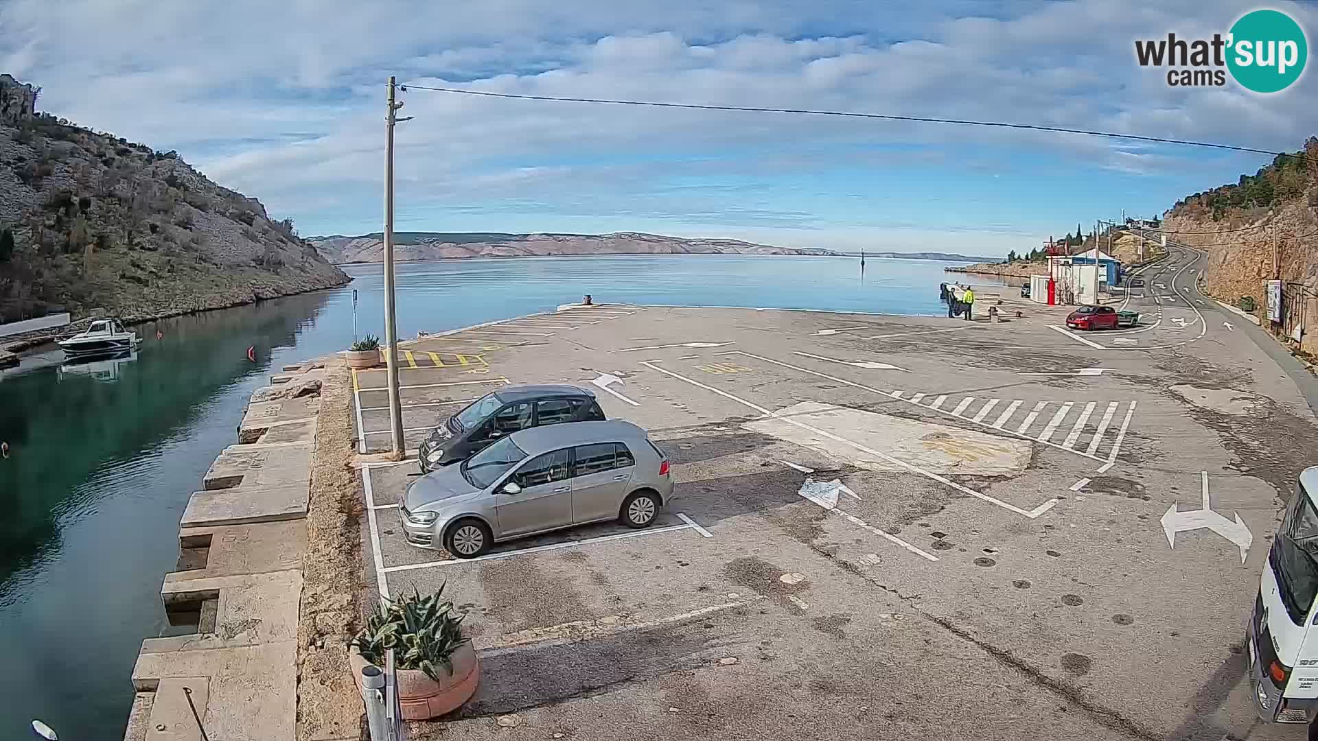 Webcam porto traghetti di Prizna – per l’isola di Pag