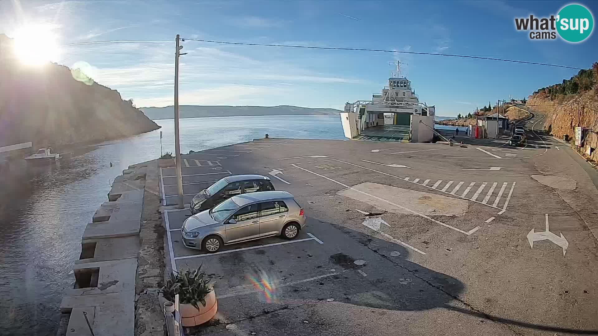 Webcam porto traghetti di Prizna – per l’isola di Pag