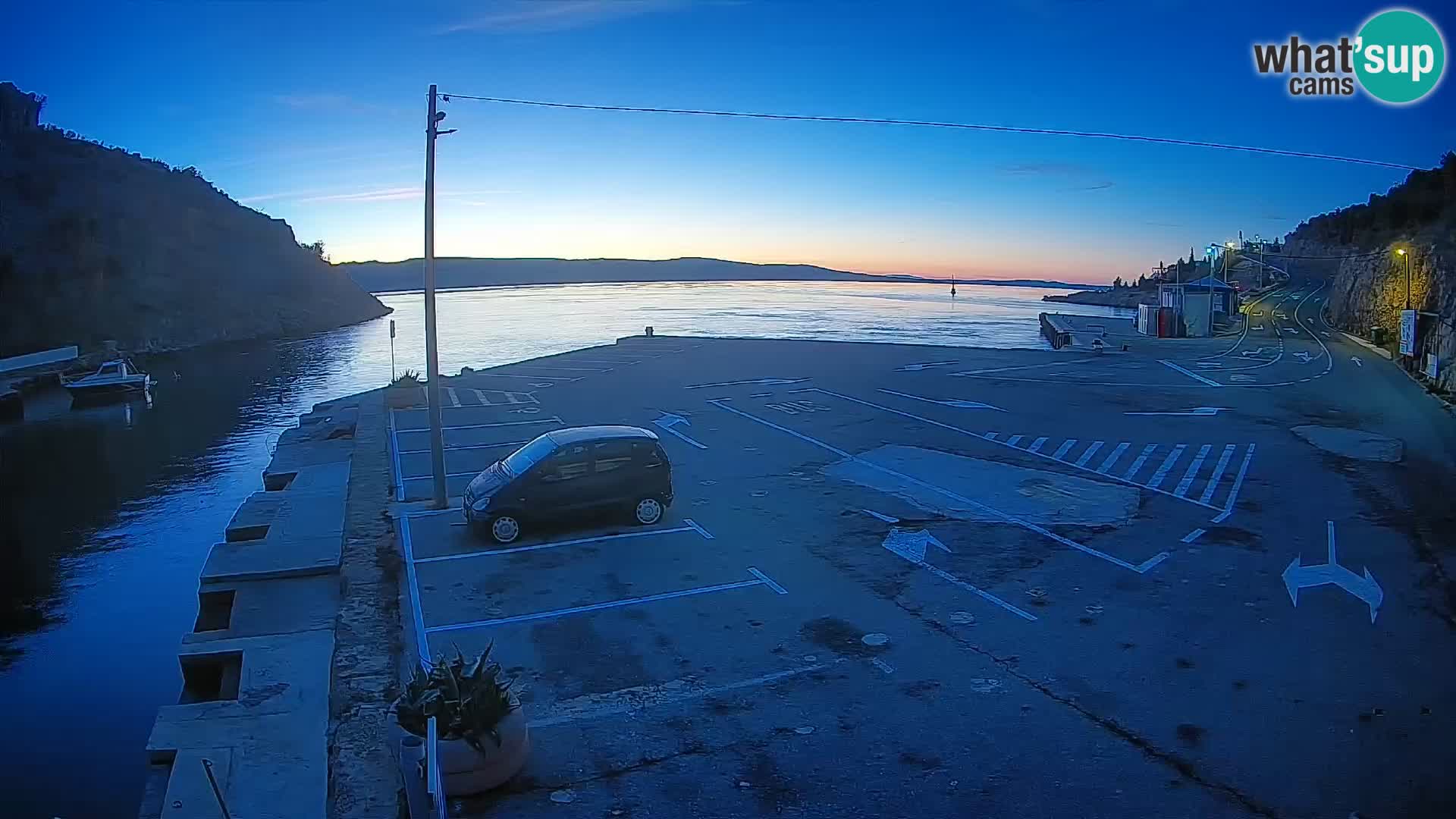Webcam porto traghetti di Prizna – per l’isola di Pag
